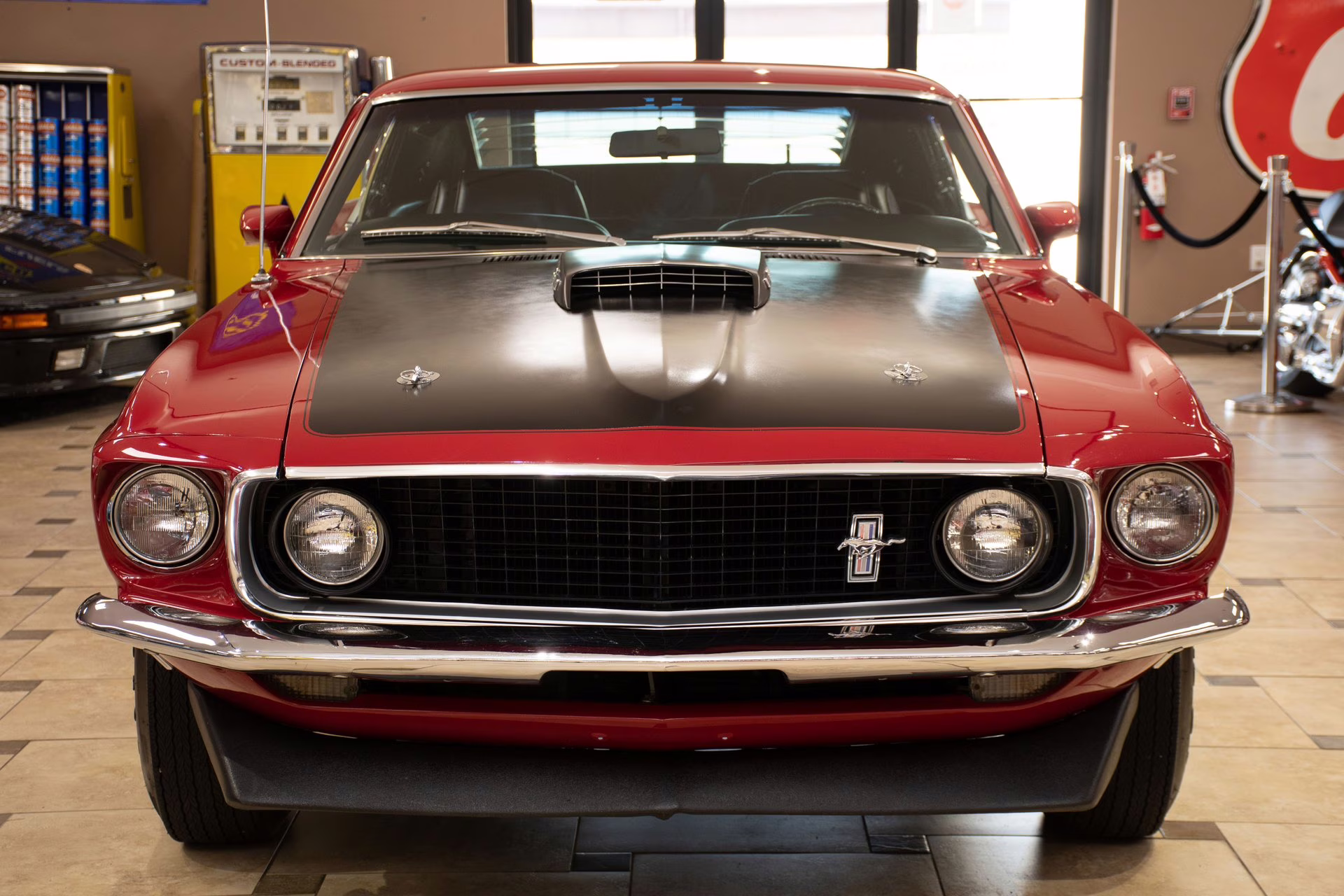 1969 Candy Apple Red Ford Mustang