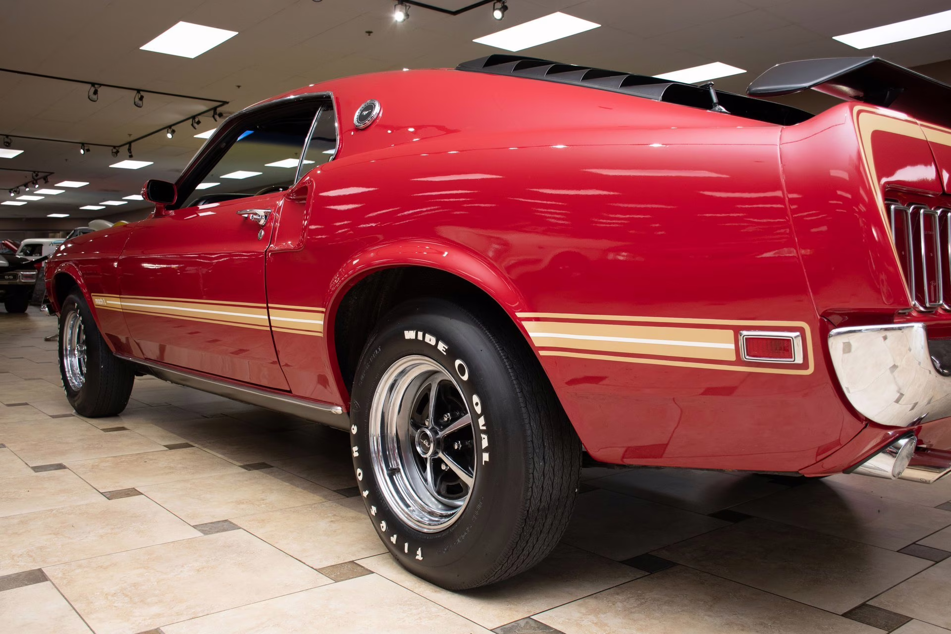 1969 Candy Apple Red Ford Mustang