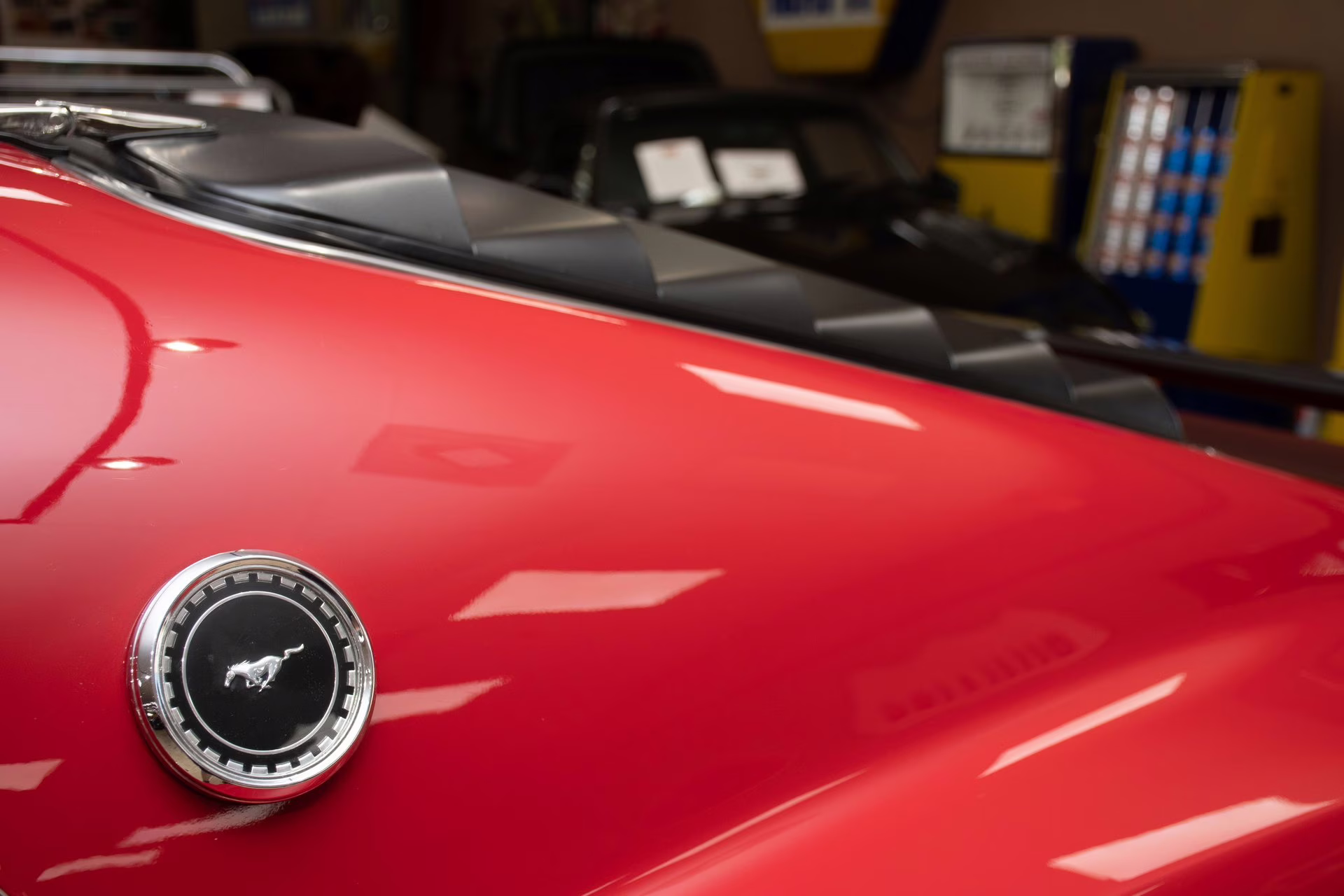 1969 Candy Apple Red Ford Mustang