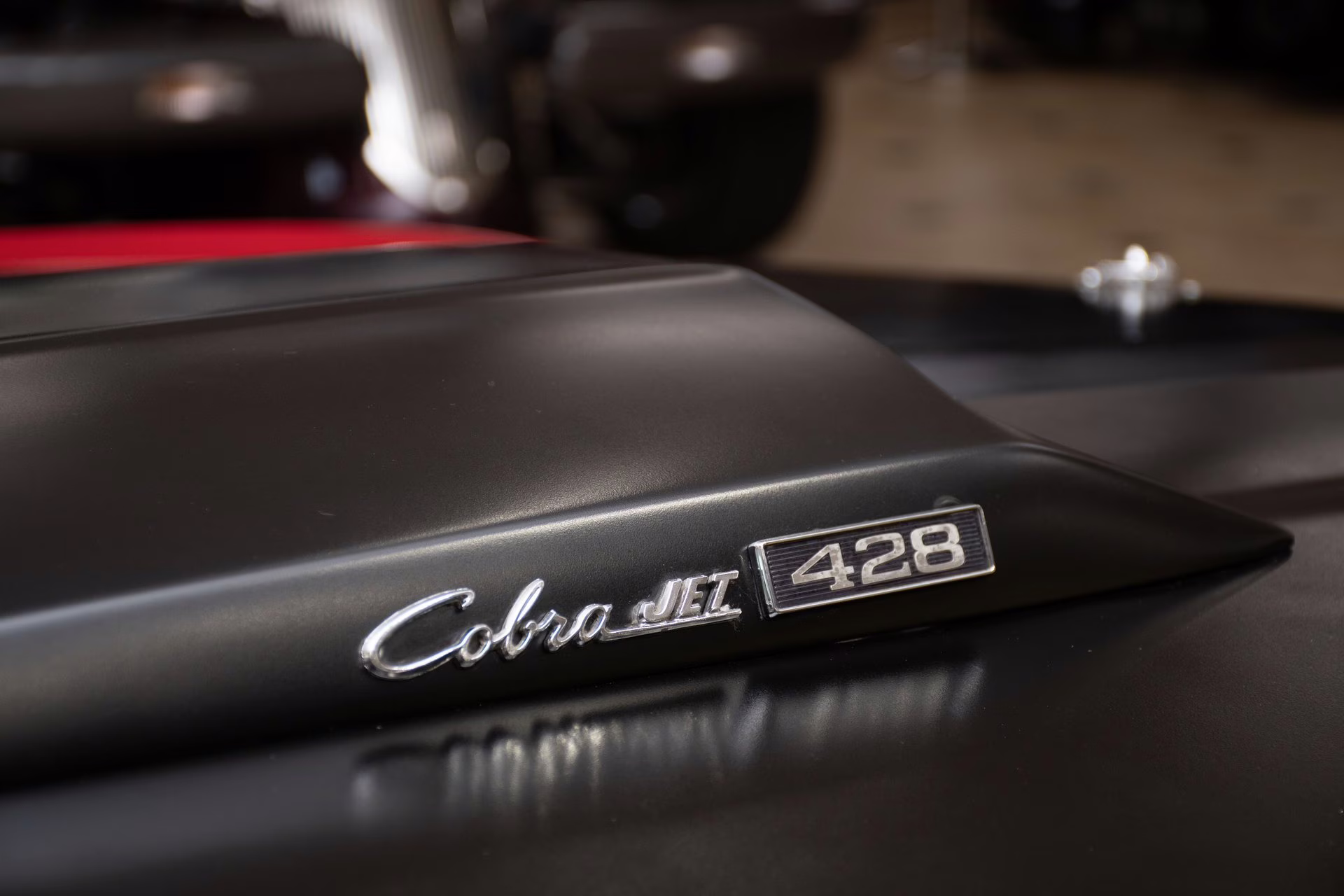 1969 Candy Apple Red Ford Mustang