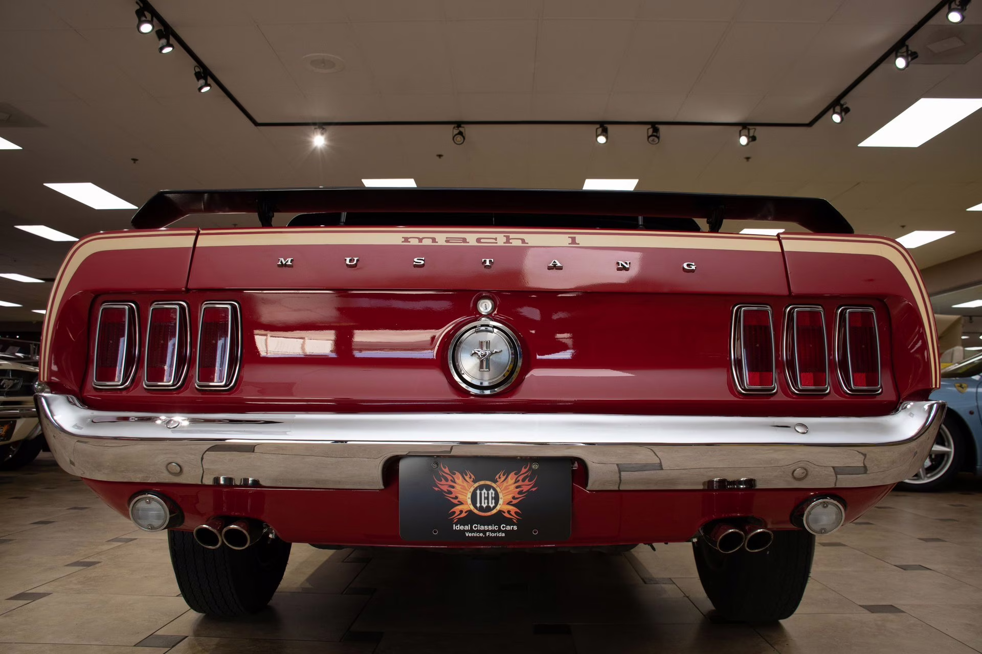 1969 Candy Apple Red Ford Mustang