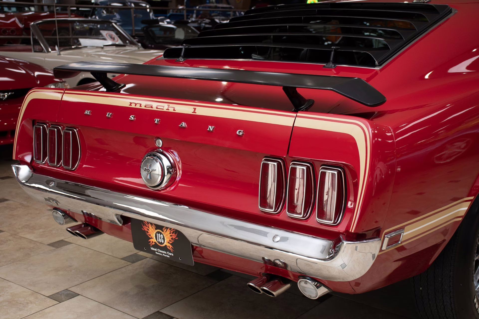 1969 Candy Apple Red Ford Mustang