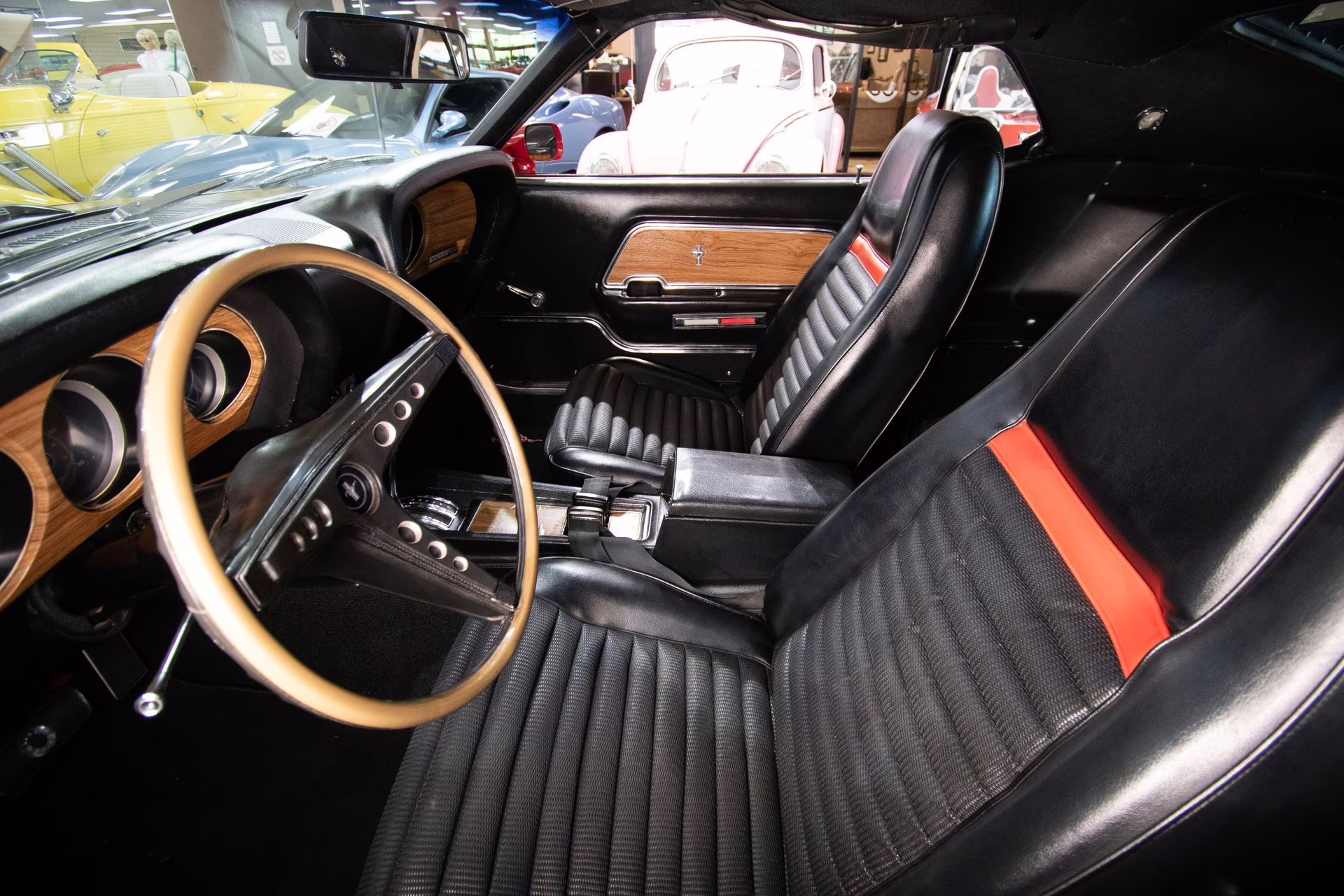 1969 Candy Apple Red Ford Mustang