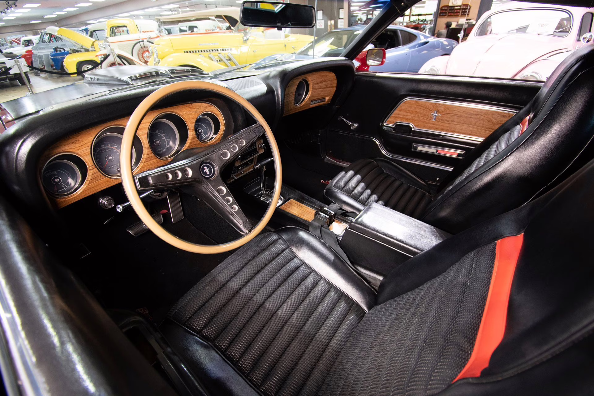 1969 Candy Apple Red Ford Mustang