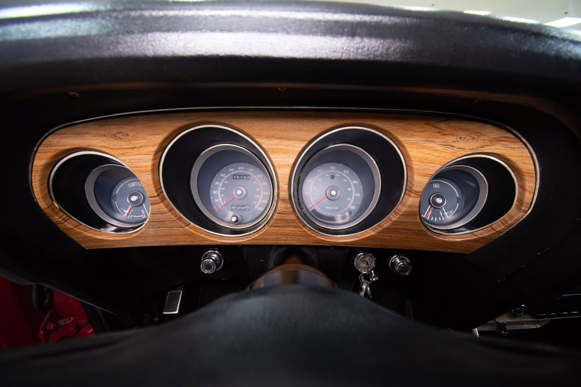 1969 Candy Apple Red Ford Mustang