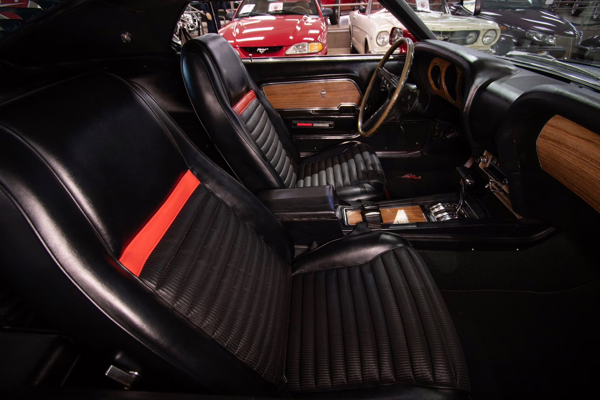 1969 Candy Apple Red Ford Mustang