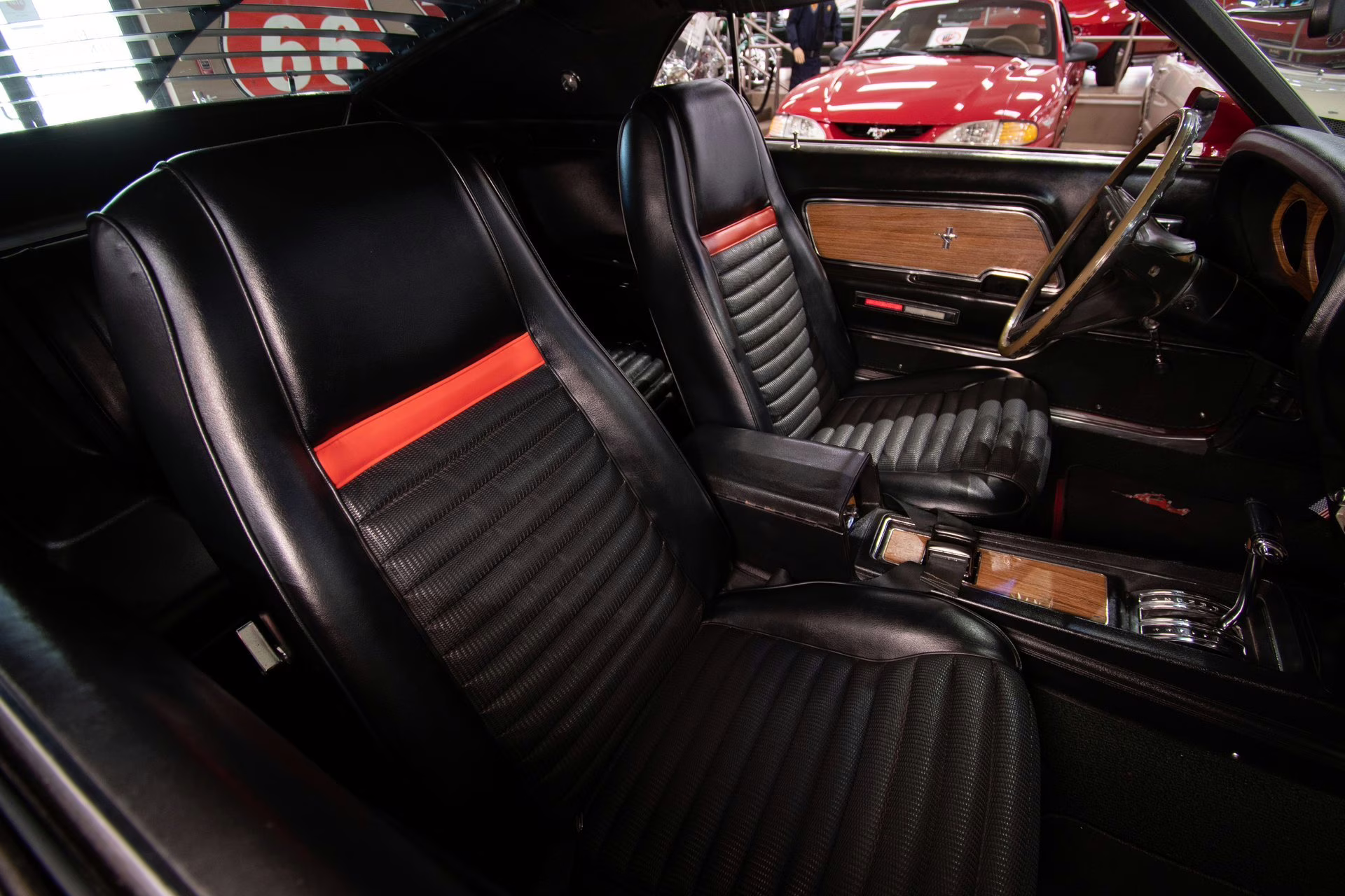 1969 Candy Apple Red Ford Mustang