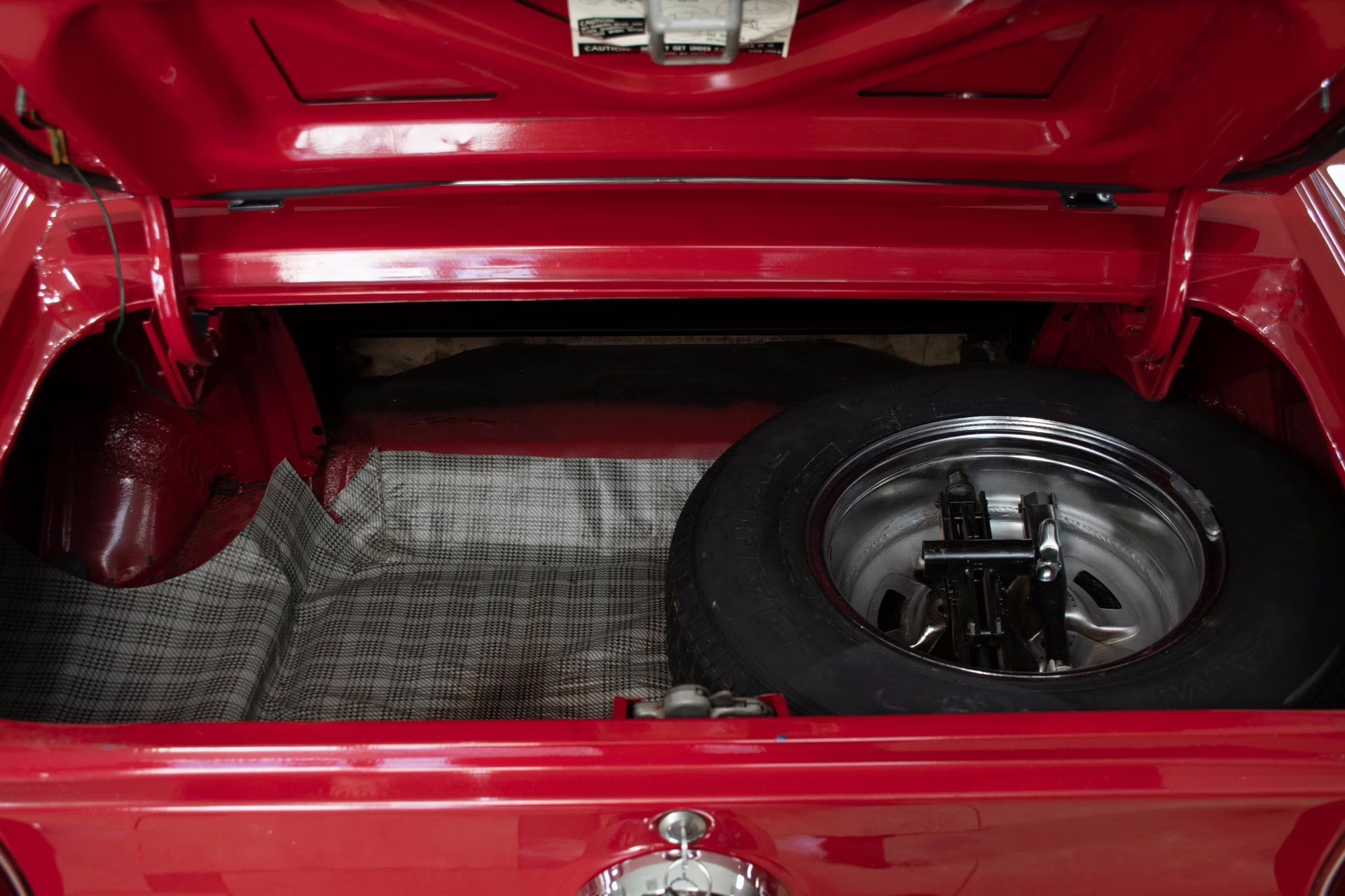 1969 Candy Apple Red Ford Mustang