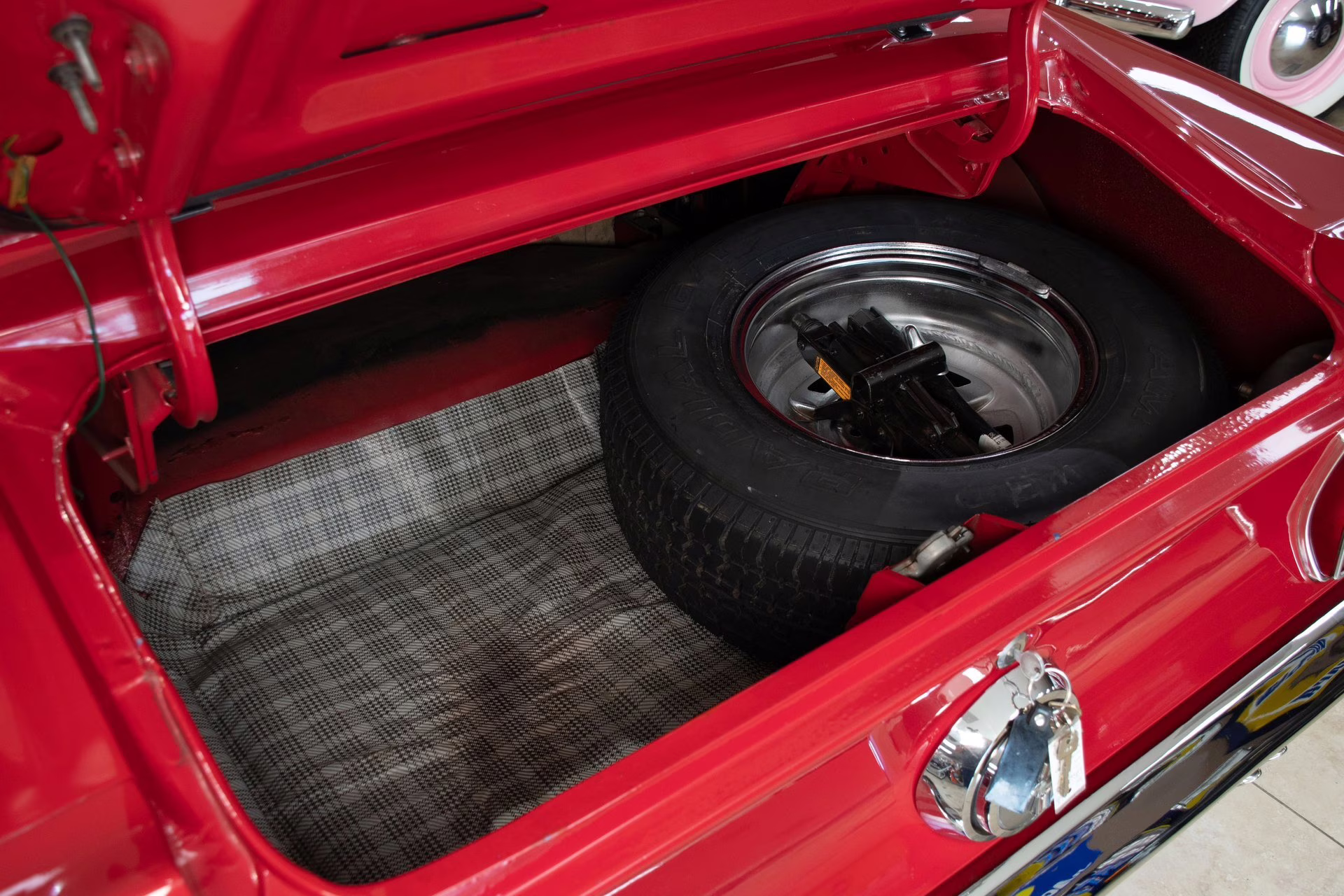 1969 Candy Apple Red Ford Mustang