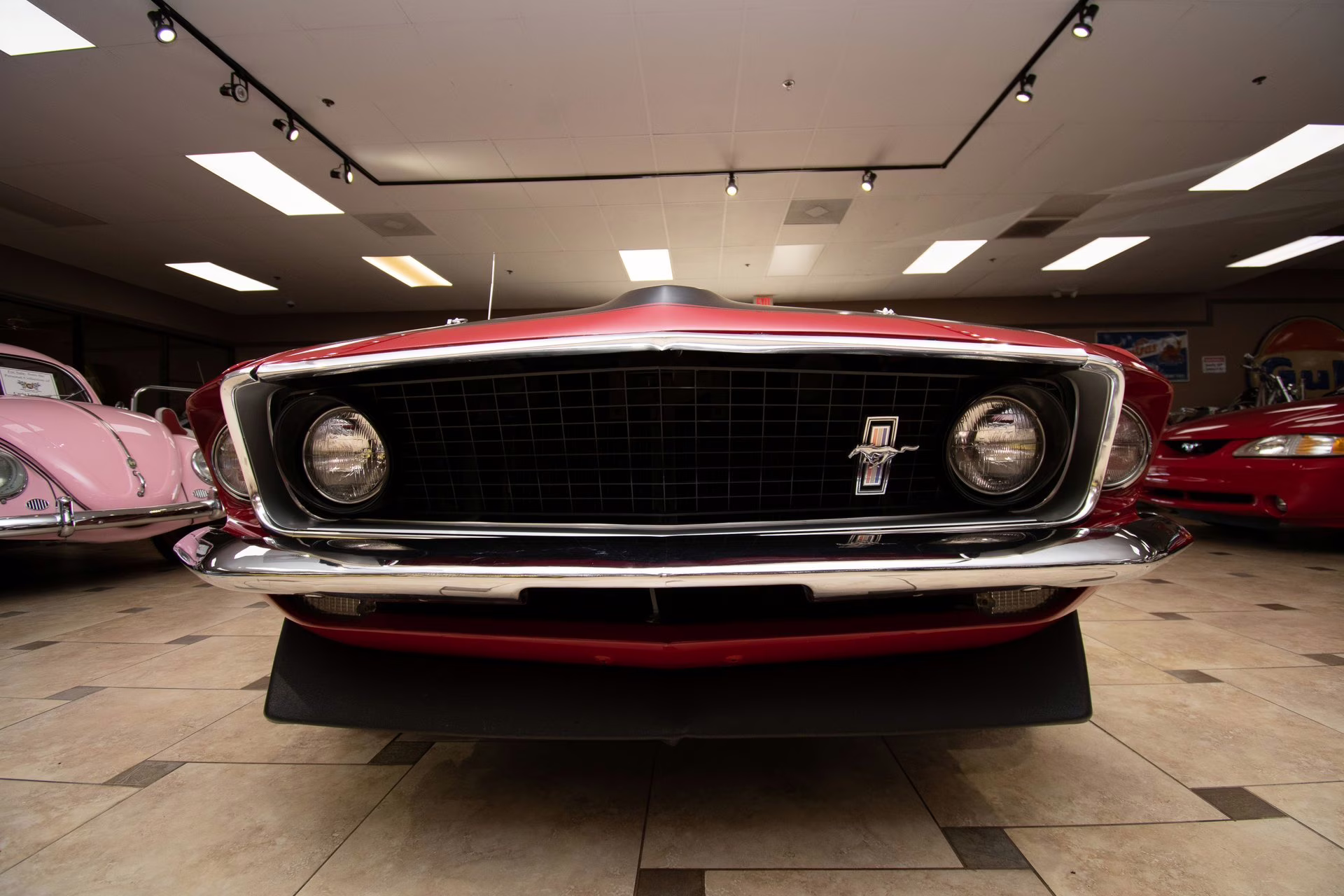 1969 Candy Apple Red Ford Mustang