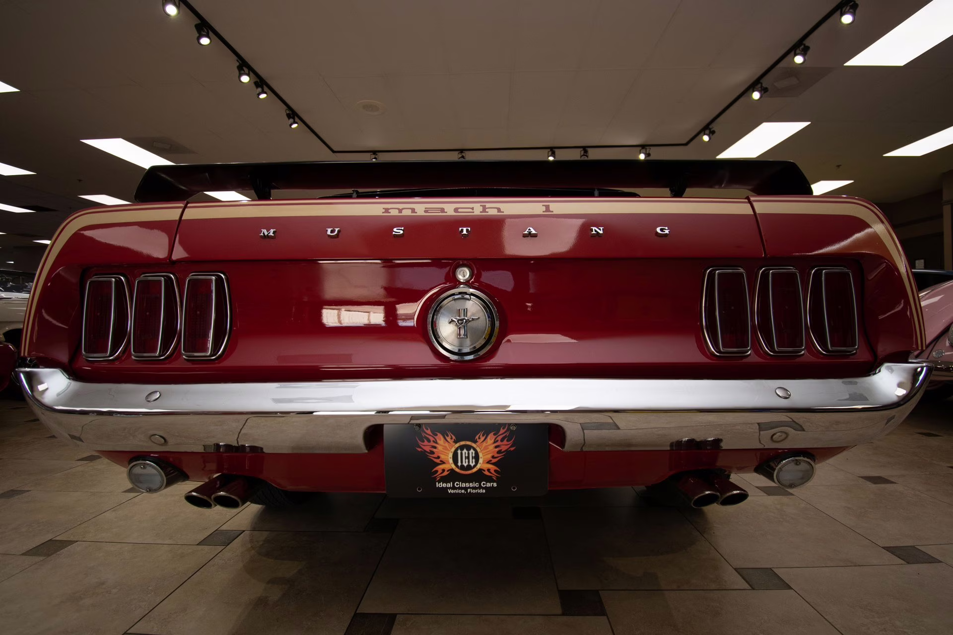 1969 Candy Apple Red Ford Mustang