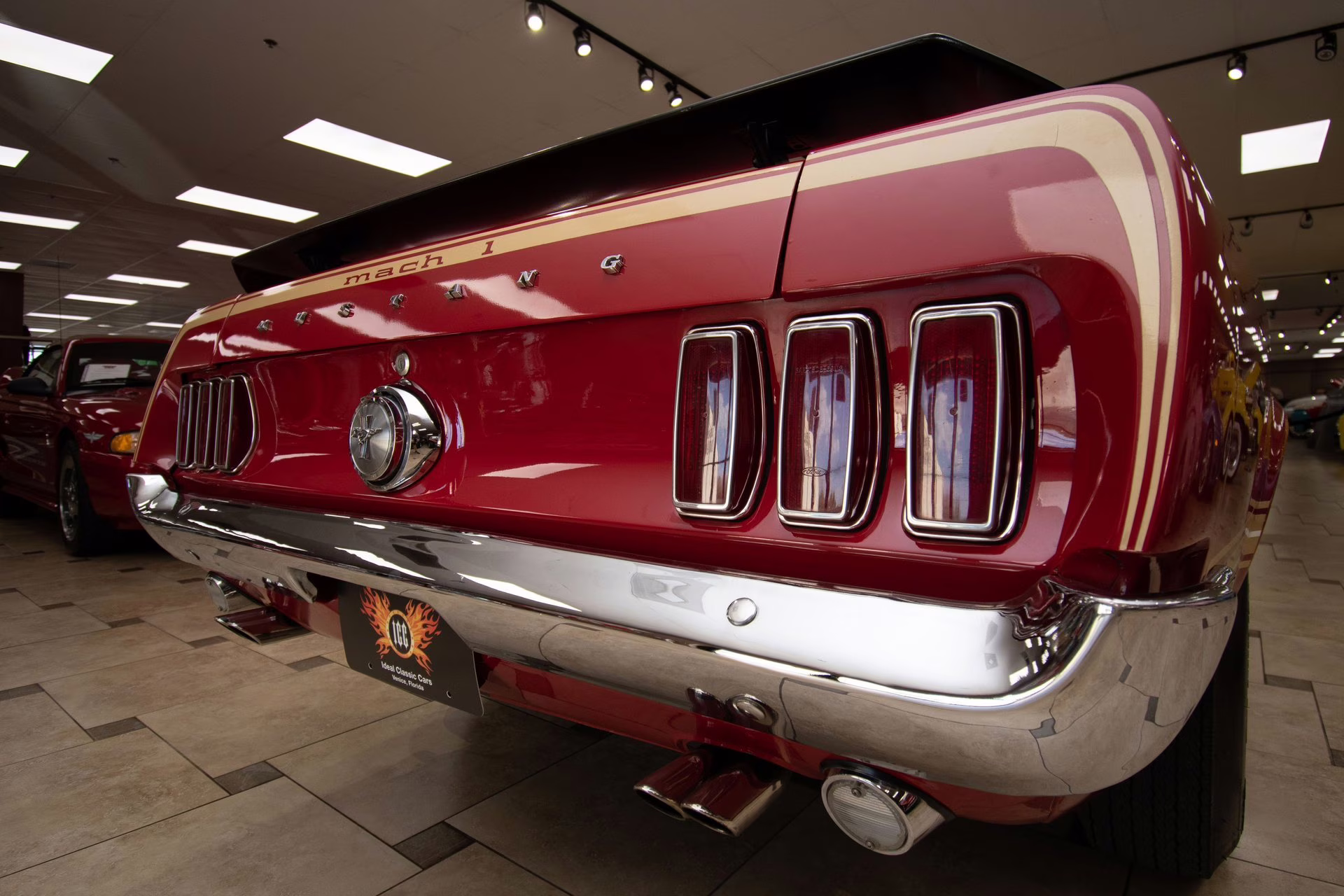 1969 Candy Apple Red Ford Mustang