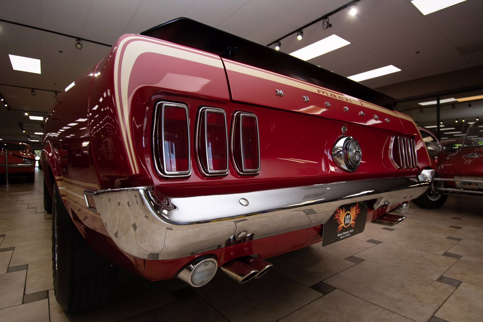 1969 Candy Apple Red Ford Mustang