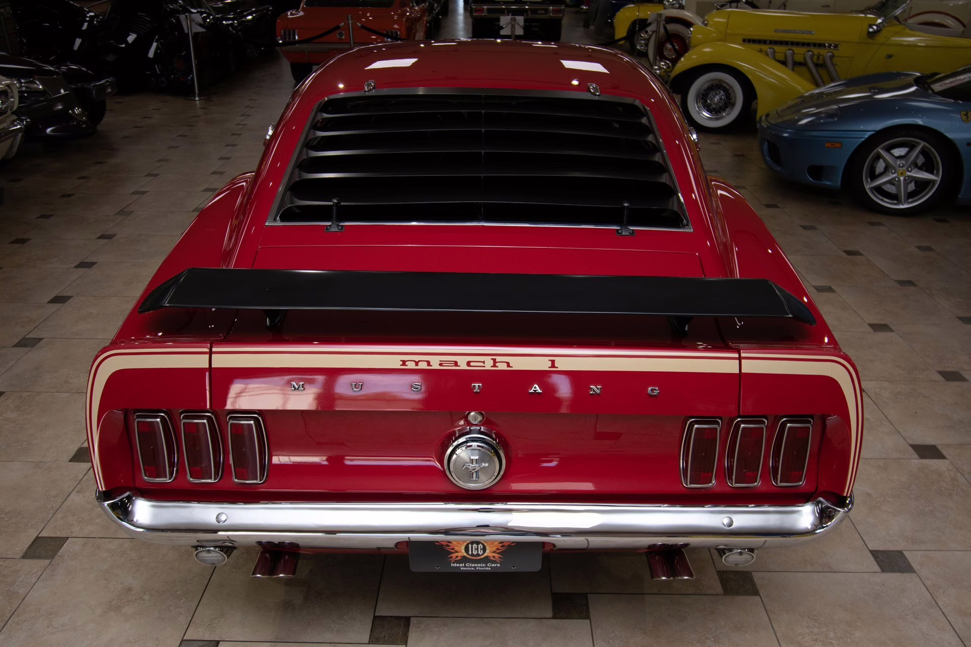 1969 Candy Apple Red Ford Mustang