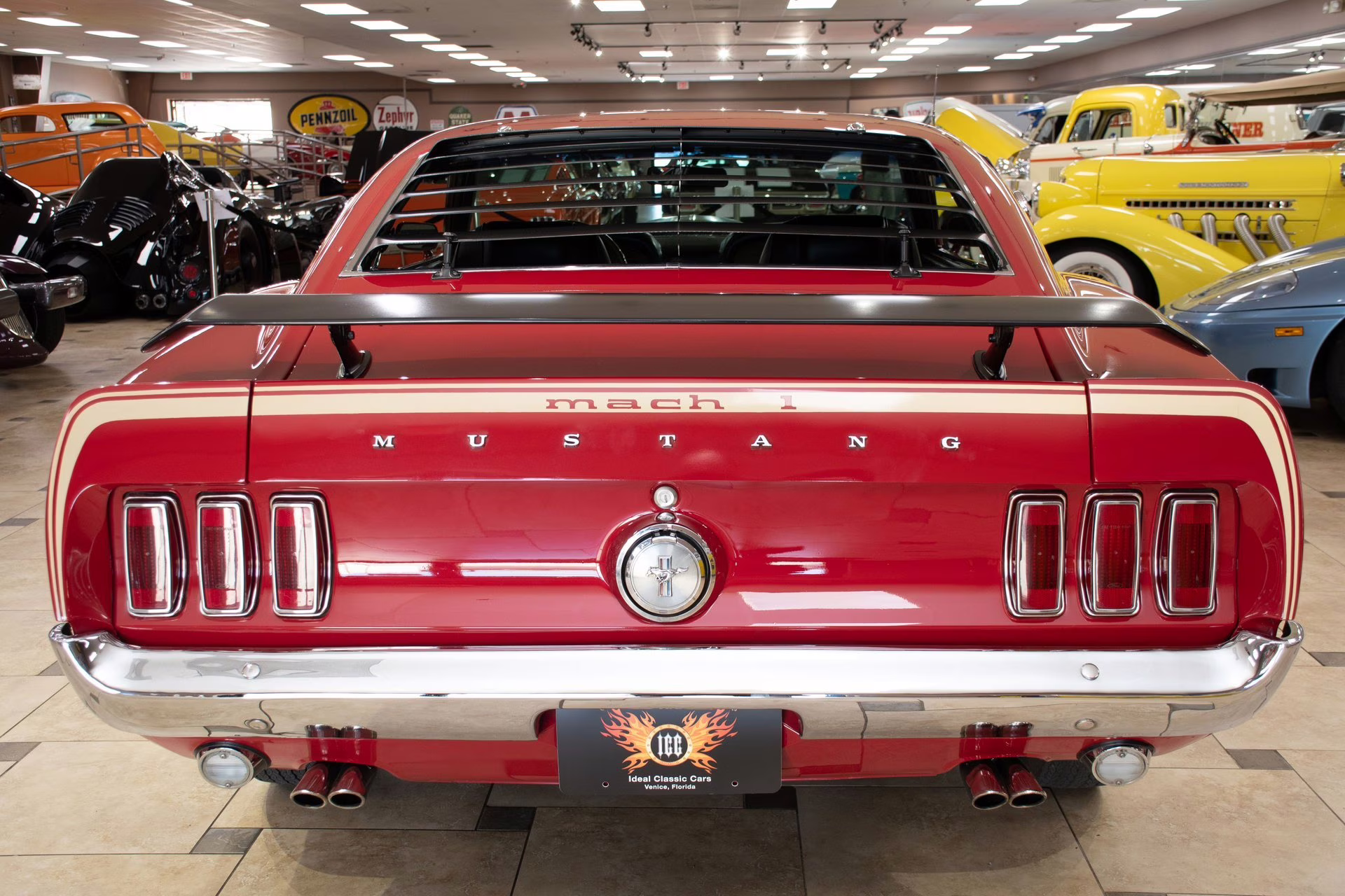 1969 Candy Apple Red Ford Mustang