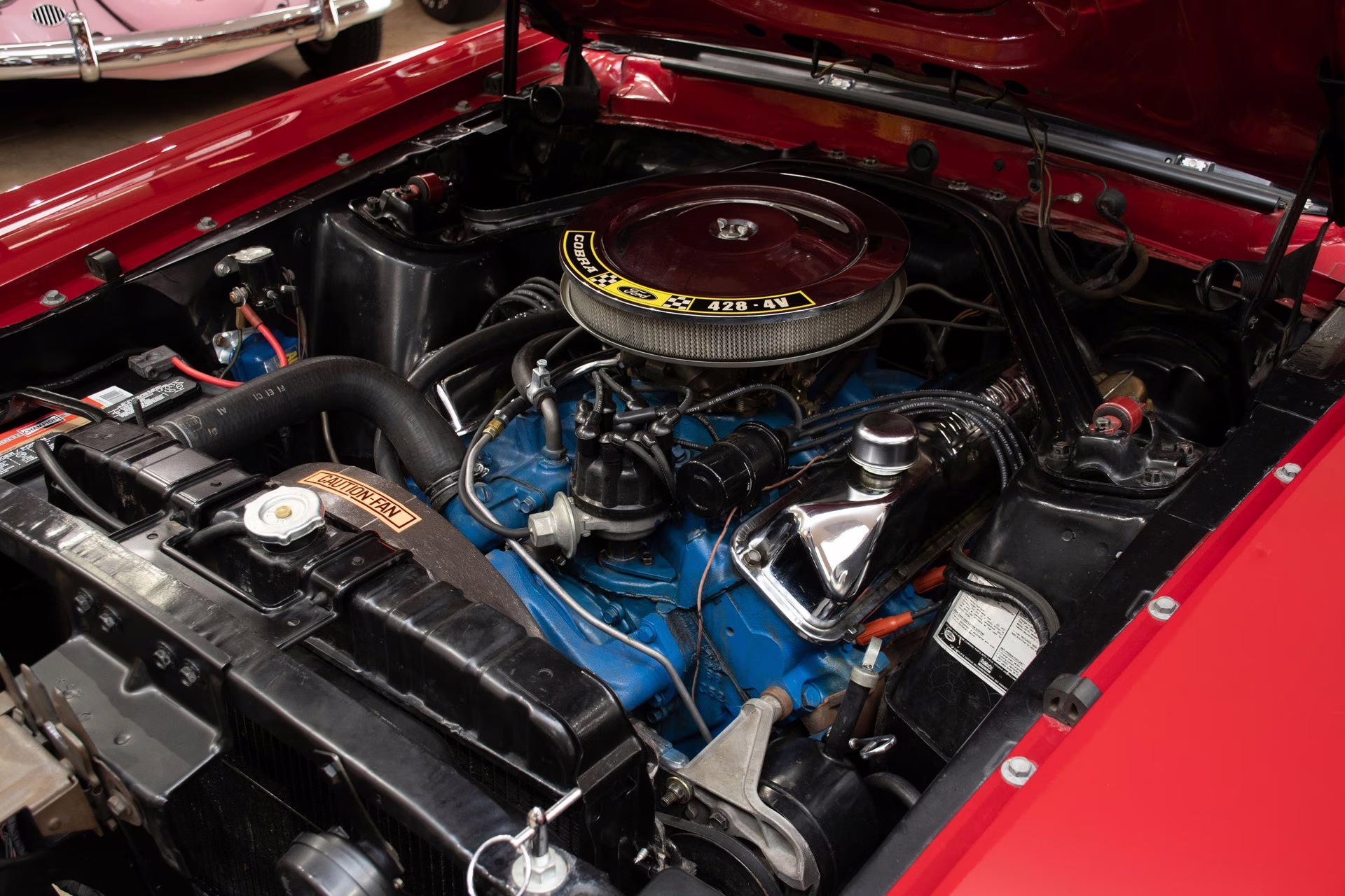 1969 Candy Apple Red Ford Mustang