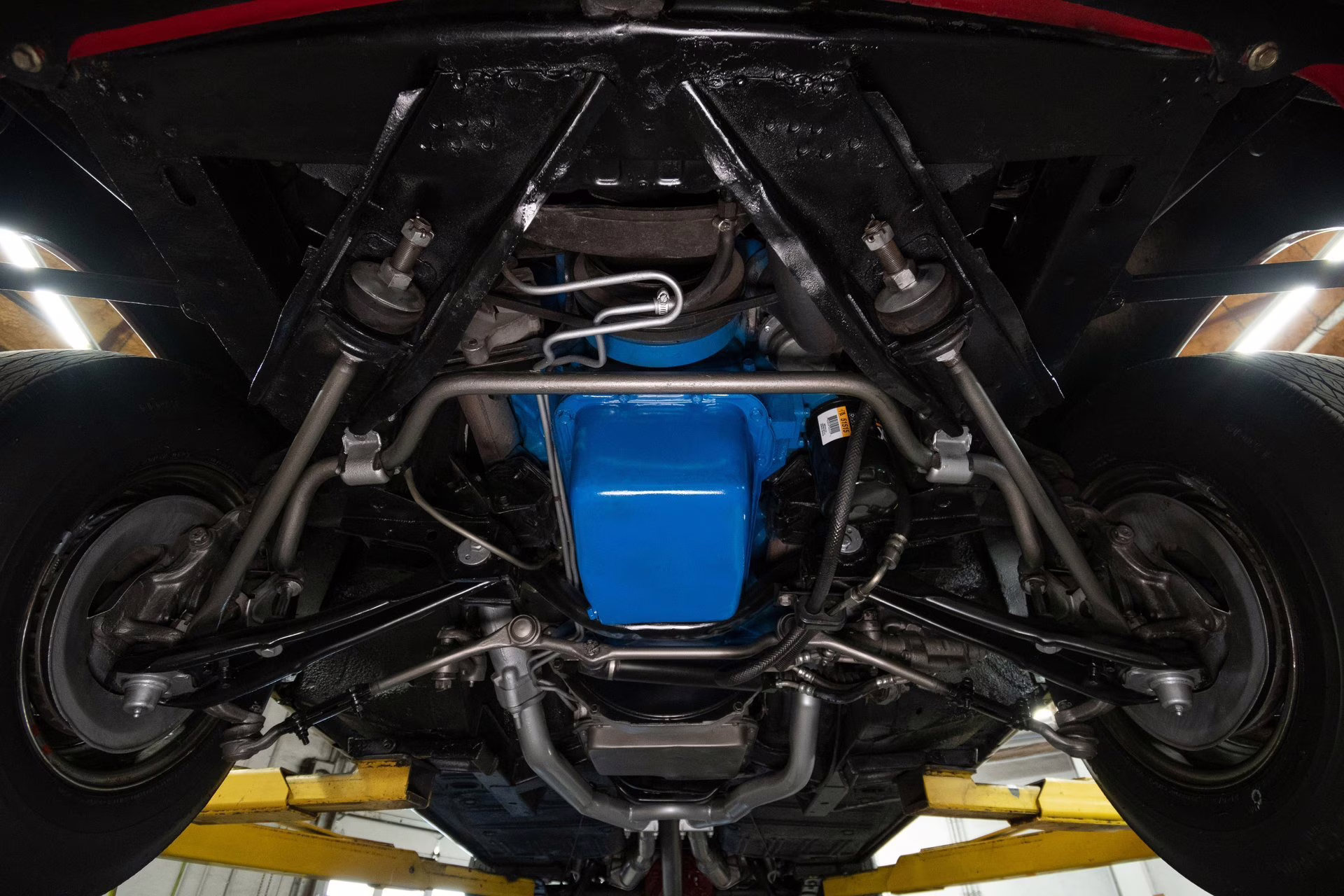 1969 Candy Apple Red Ford Mustang