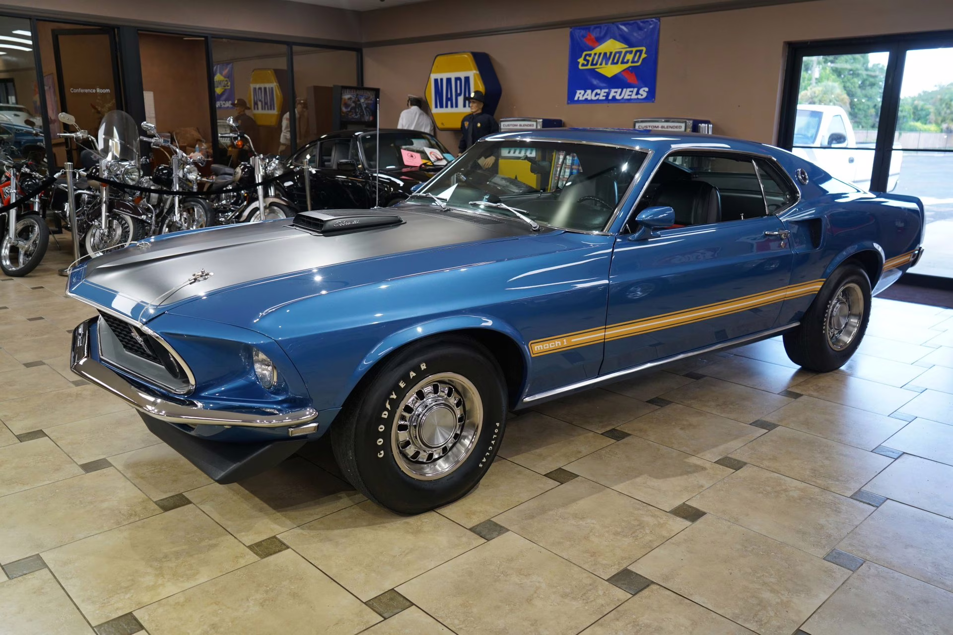 1969 Acapulco Blue Ford Mustang