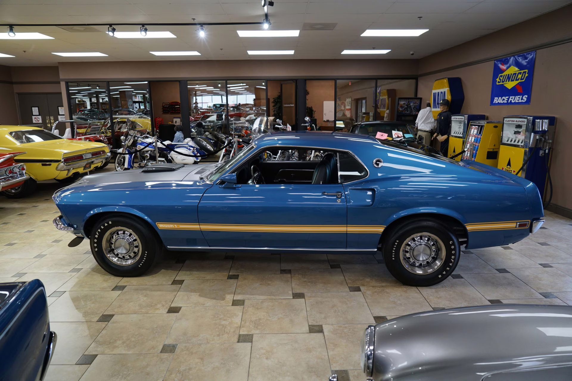1969 Acapulco Blue Ford Mustang