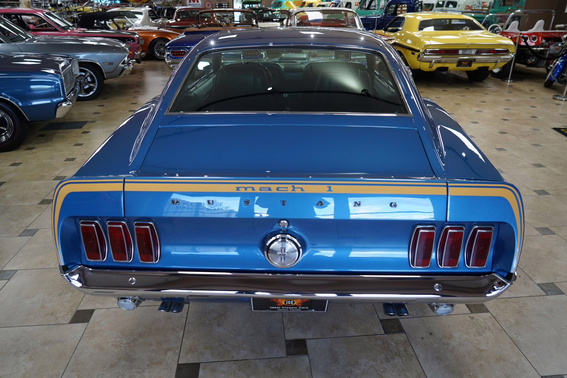 1969 Acapulco Blue Ford Mustang
