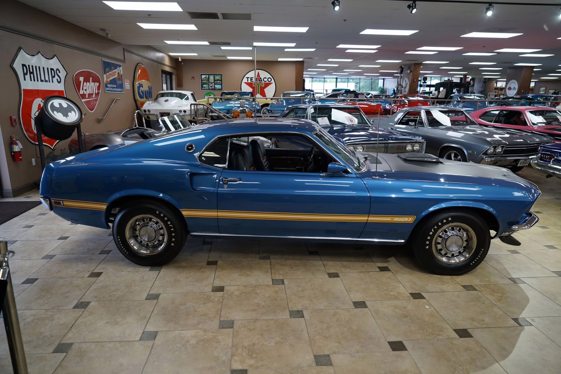 1969 Acapulco Blue Ford Mustang