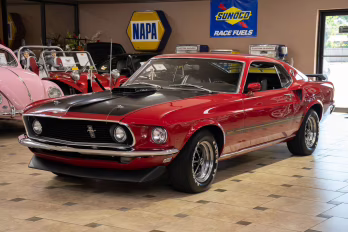 1969 Candy Apple Red Ford Mustang