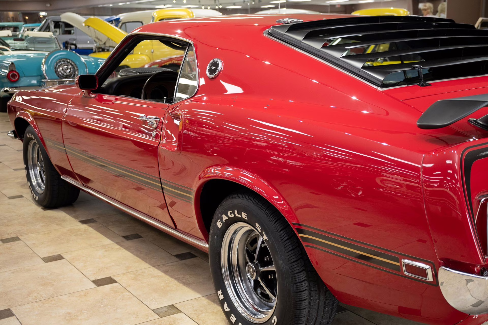 1969 Candy Apple Red Ford Mustang