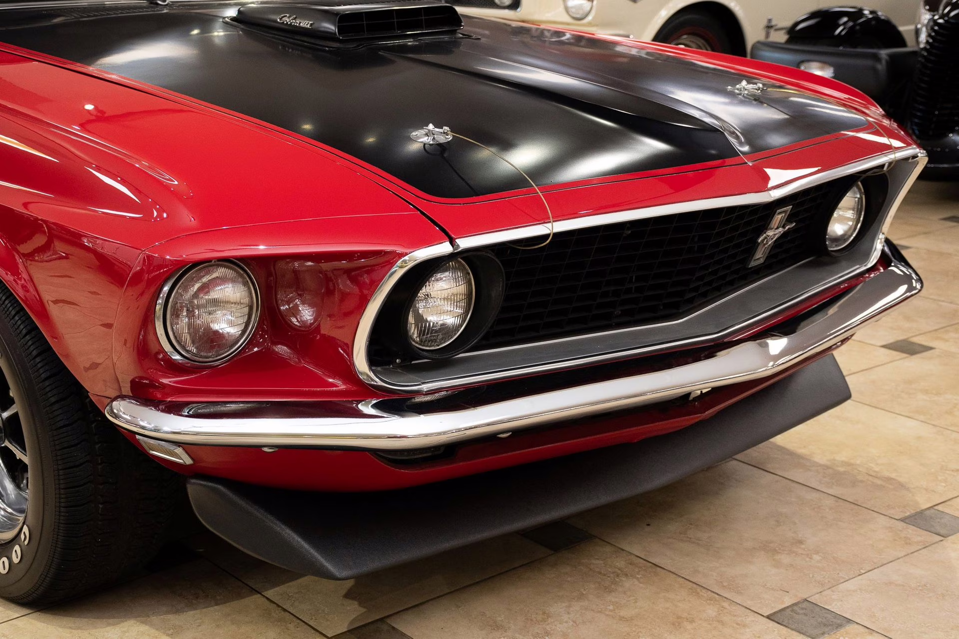 1969 Candy Apple Red Ford Mustang
