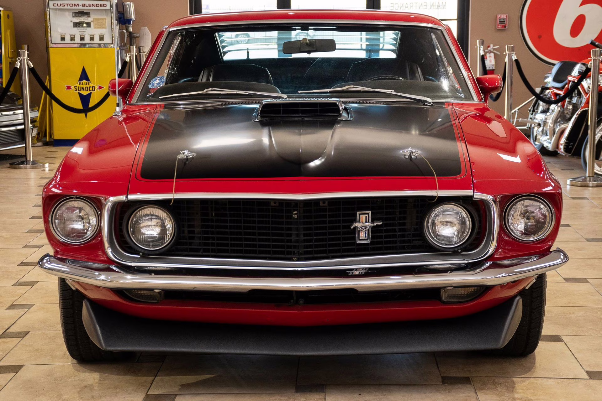 1969 Candy Apple Red Ford Mustang