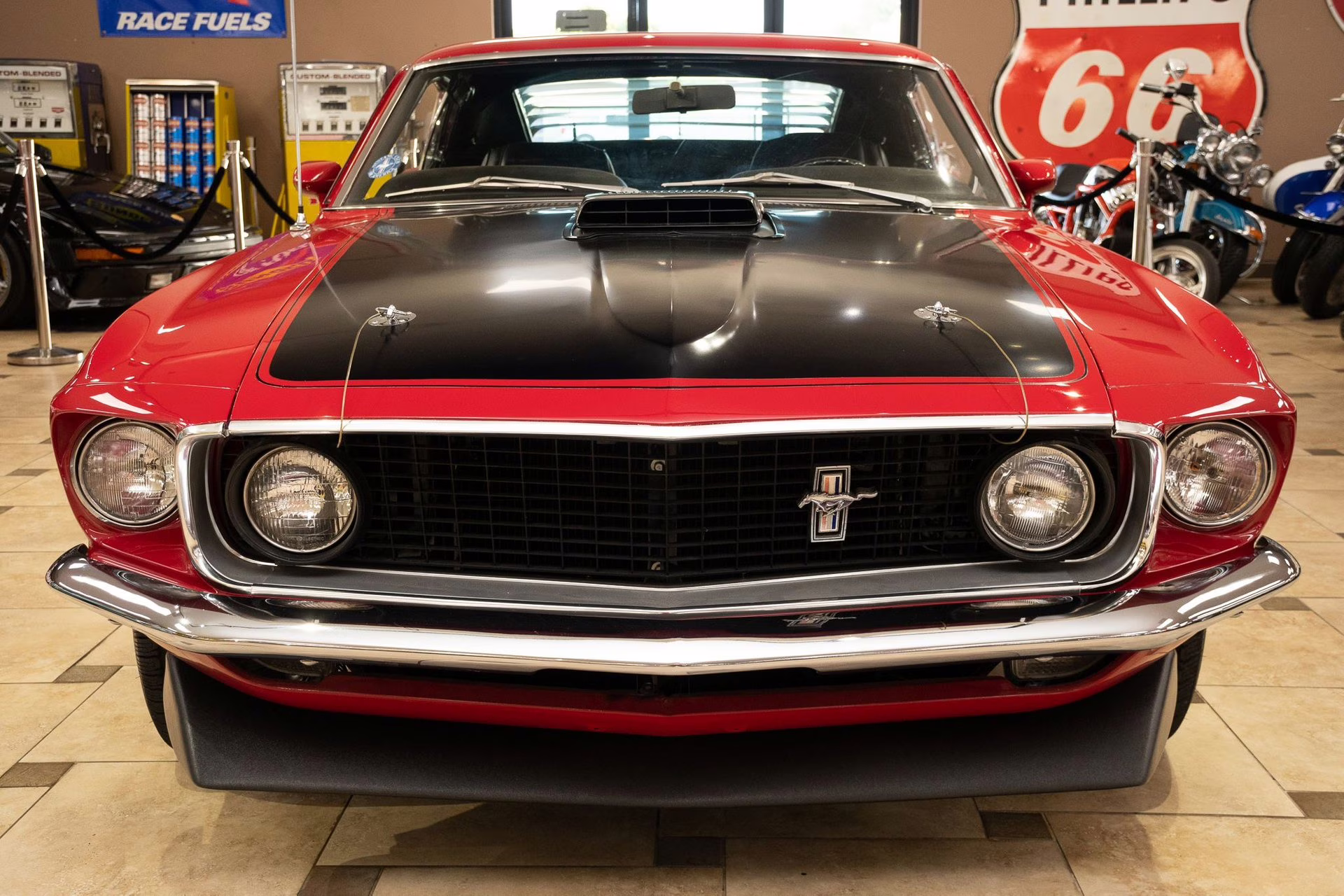 1969 Candy Apple Red Ford Mustang