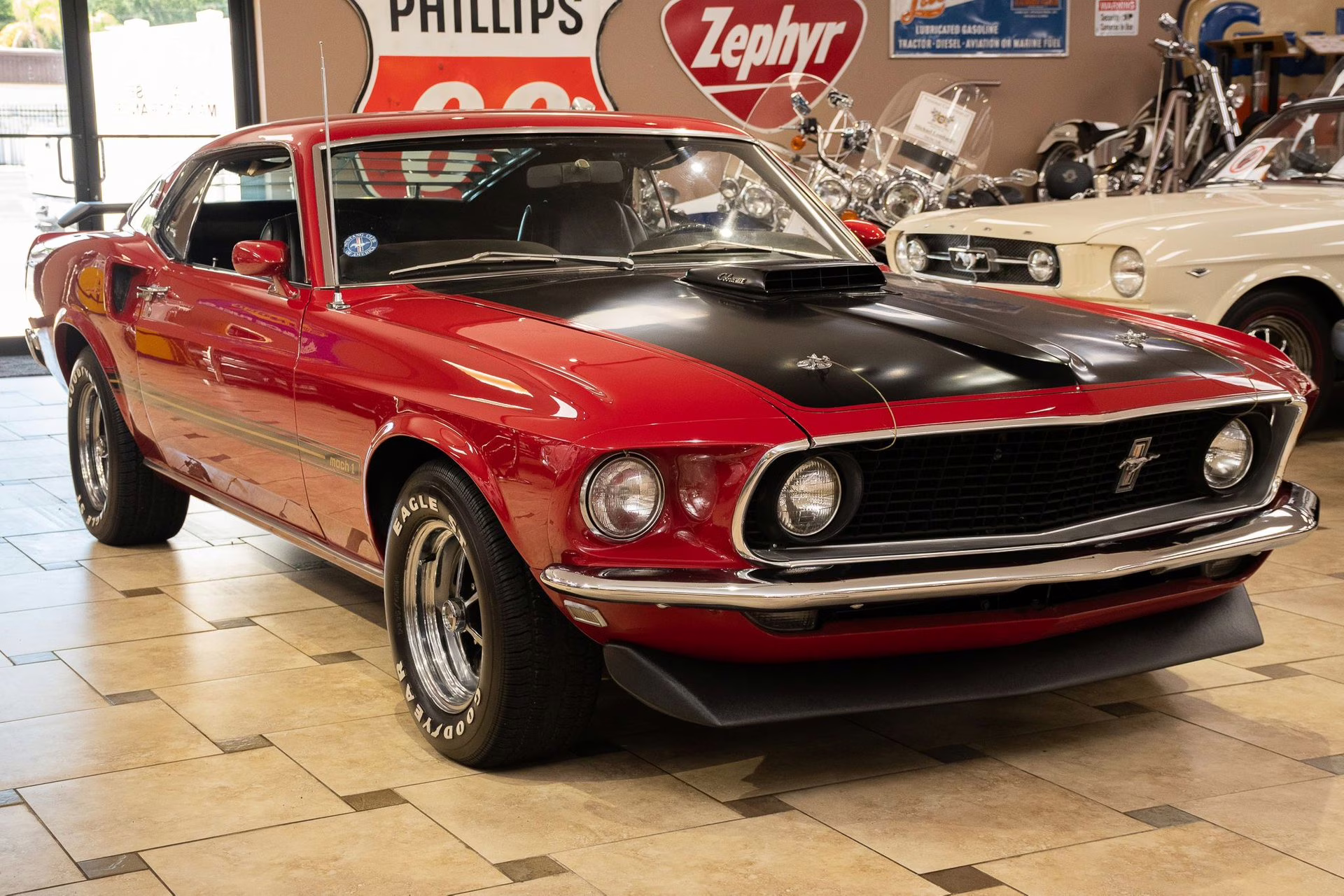 1969 Candy Apple Red Ford Mustang