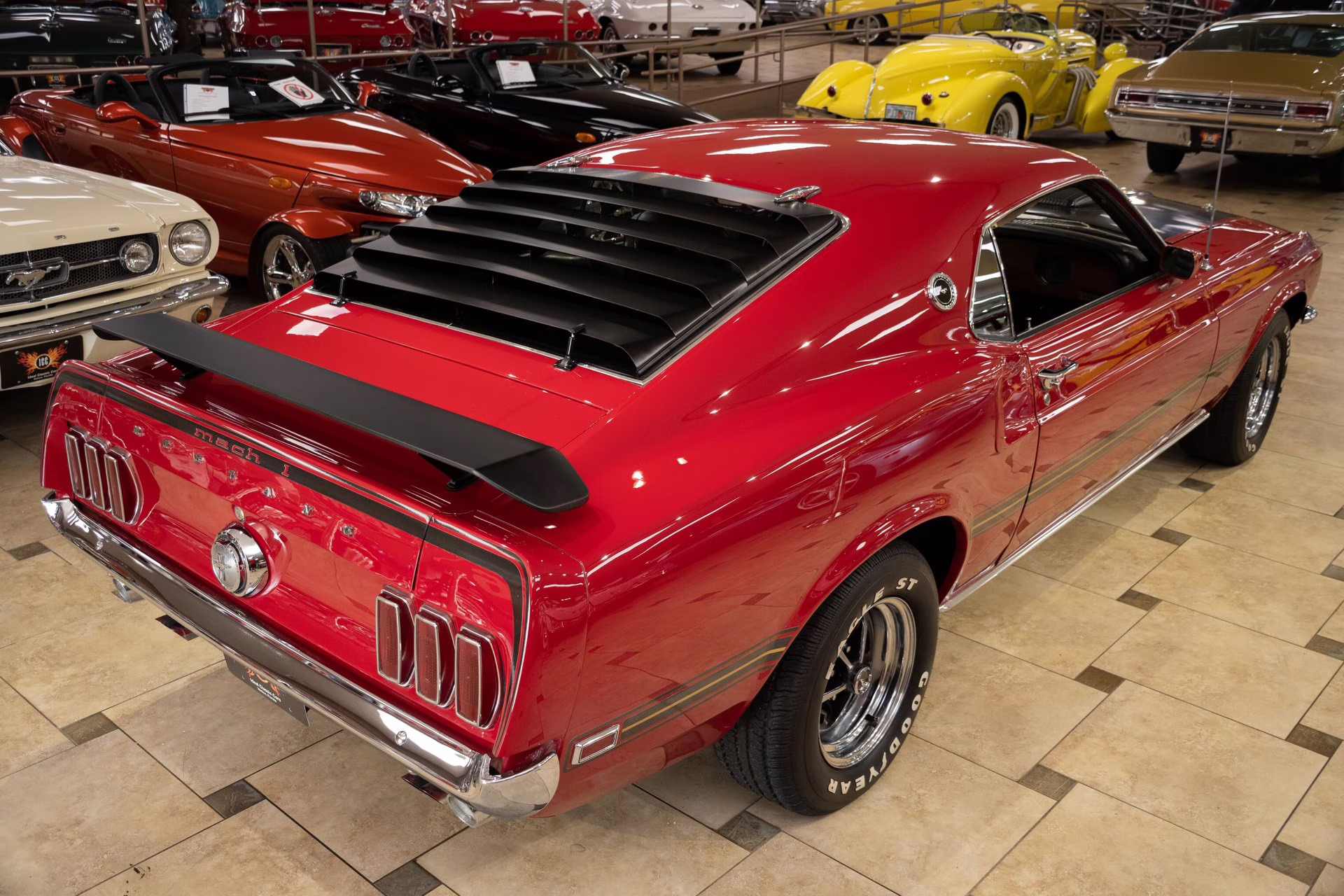 1969 Candy Apple Red Ford Mustang