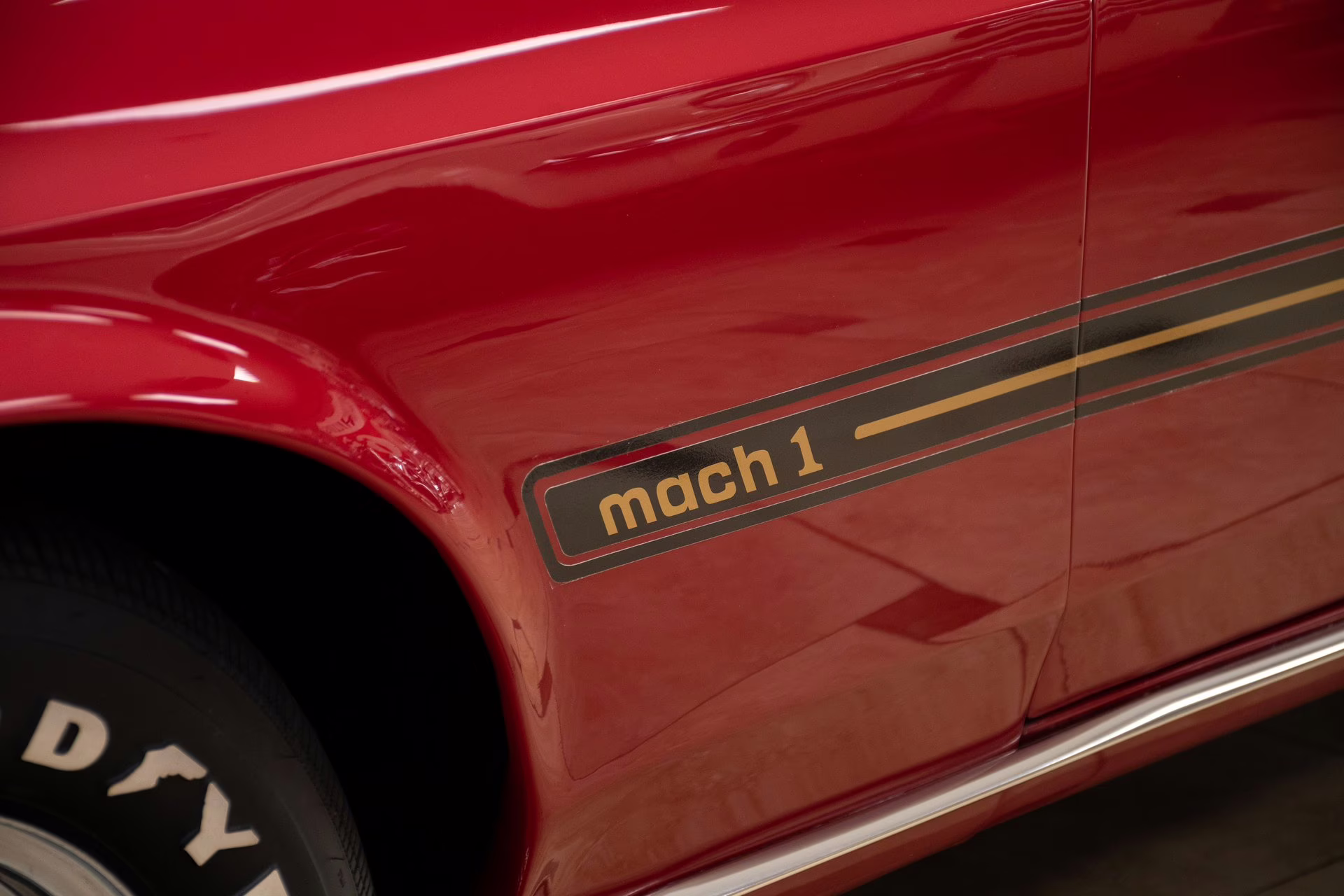 1969 Candy Apple Red Ford Mustang