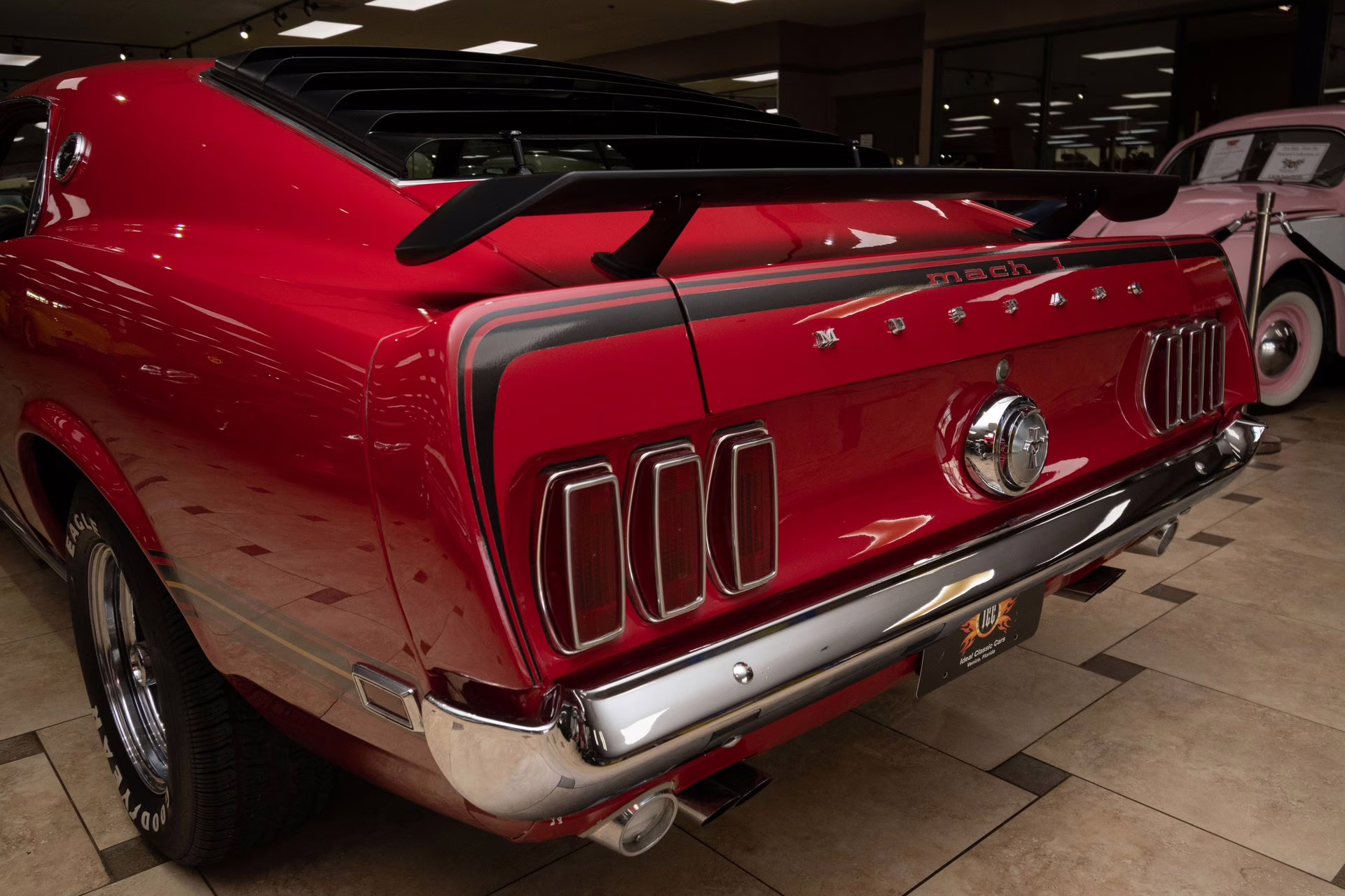 1969 Candy Apple Red Ford Mustang
