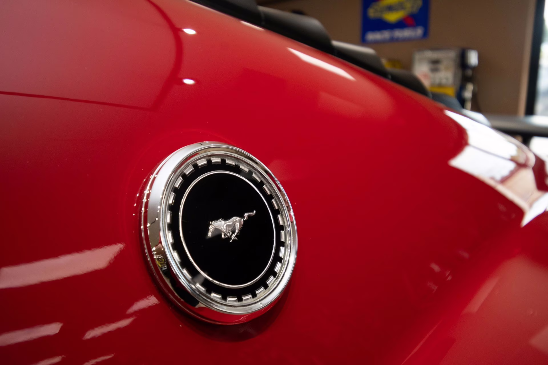 1969 Candy Apple Red Ford Mustang