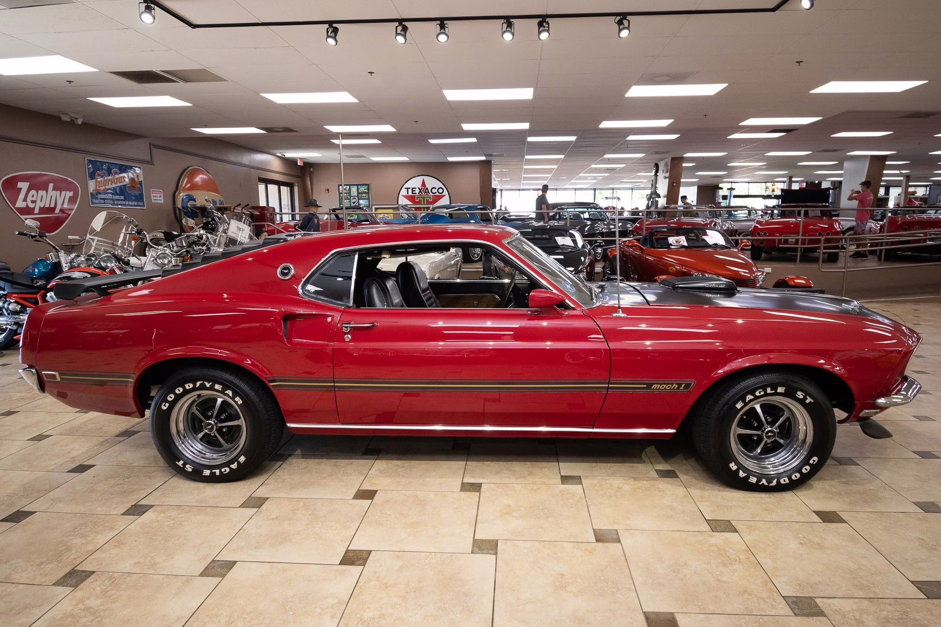 1969 Candy Apple Red Ford Mustang