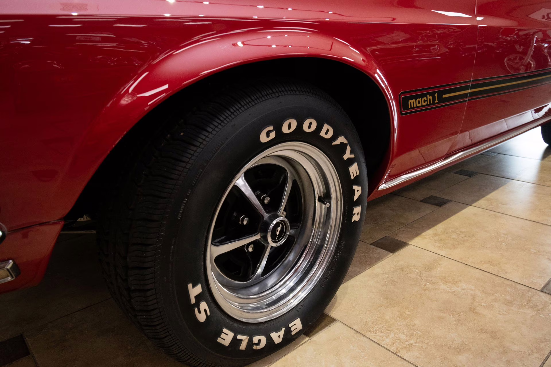 1969 Candy Apple Red Ford Mustang