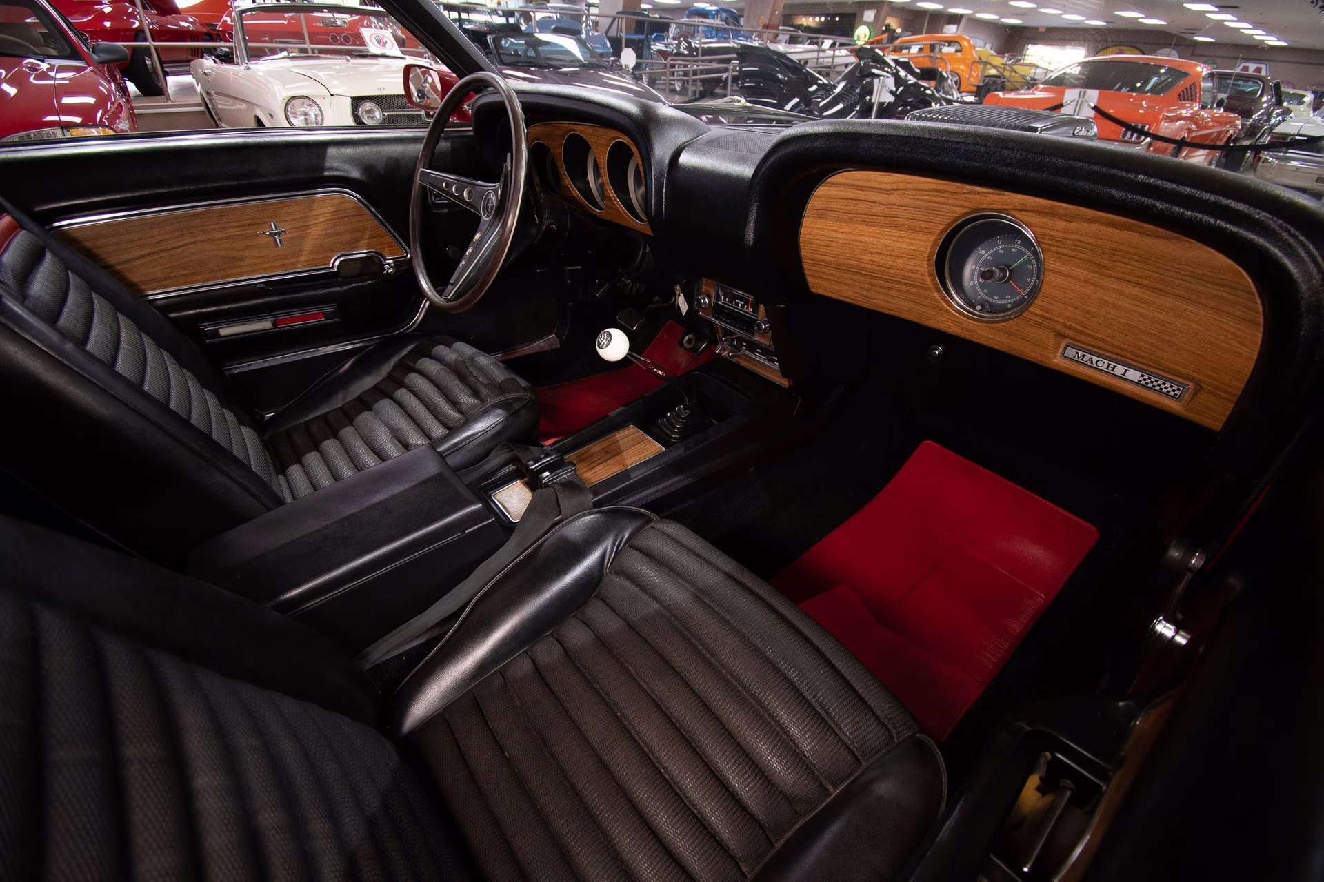 1969 Candy Apple Red Ford Mustang