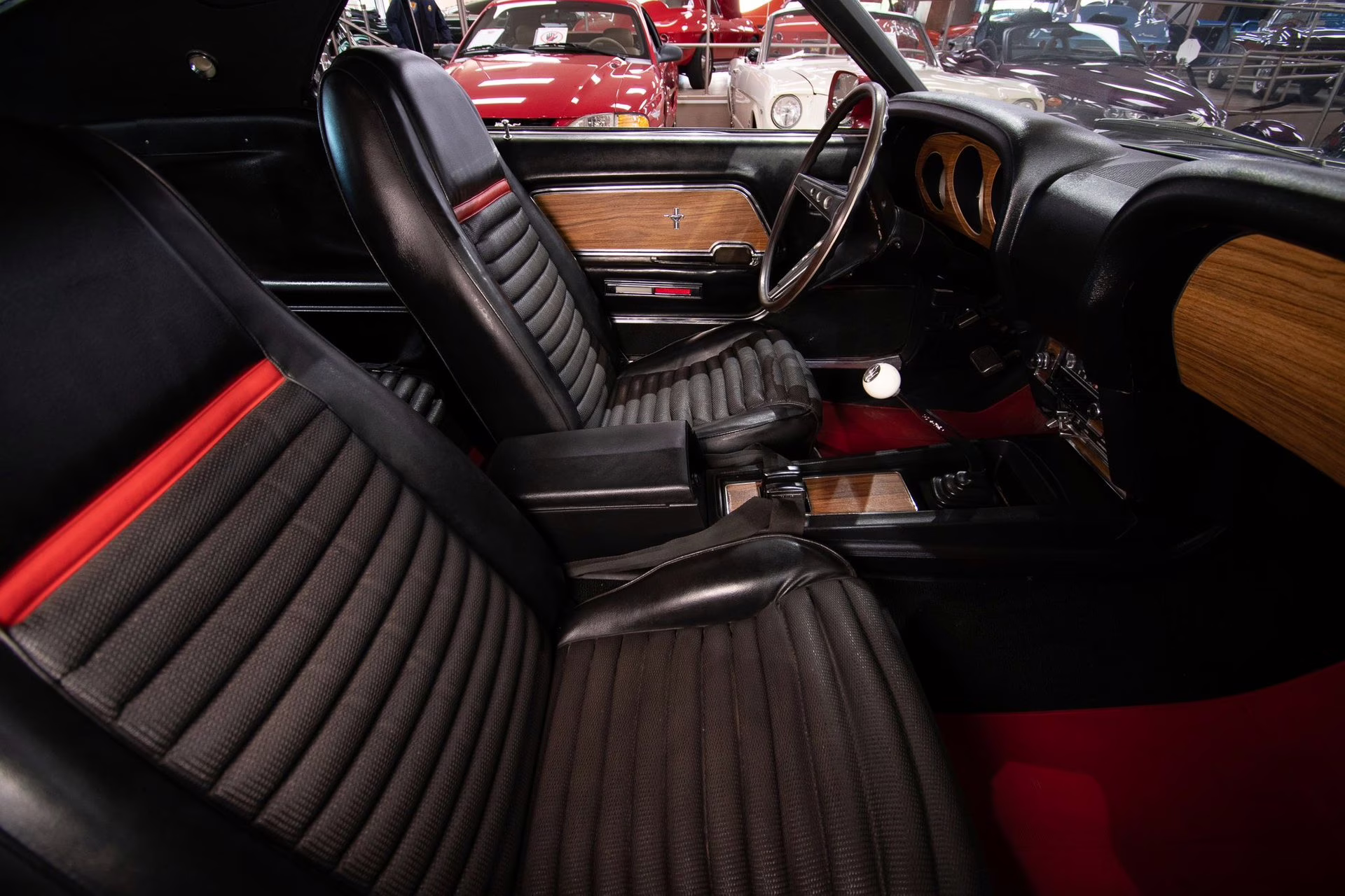 1969 Candy Apple Red Ford Mustang