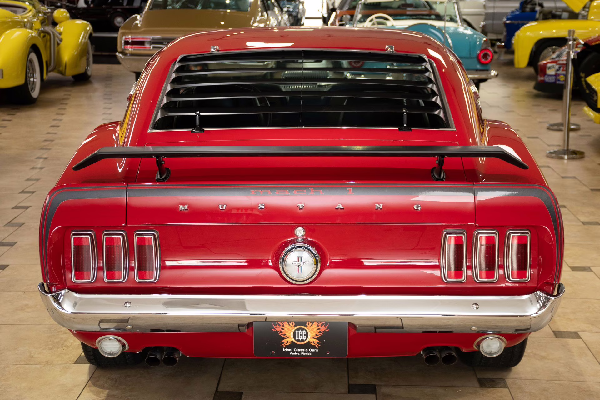 1969 Candy Apple Red Ford Mustang