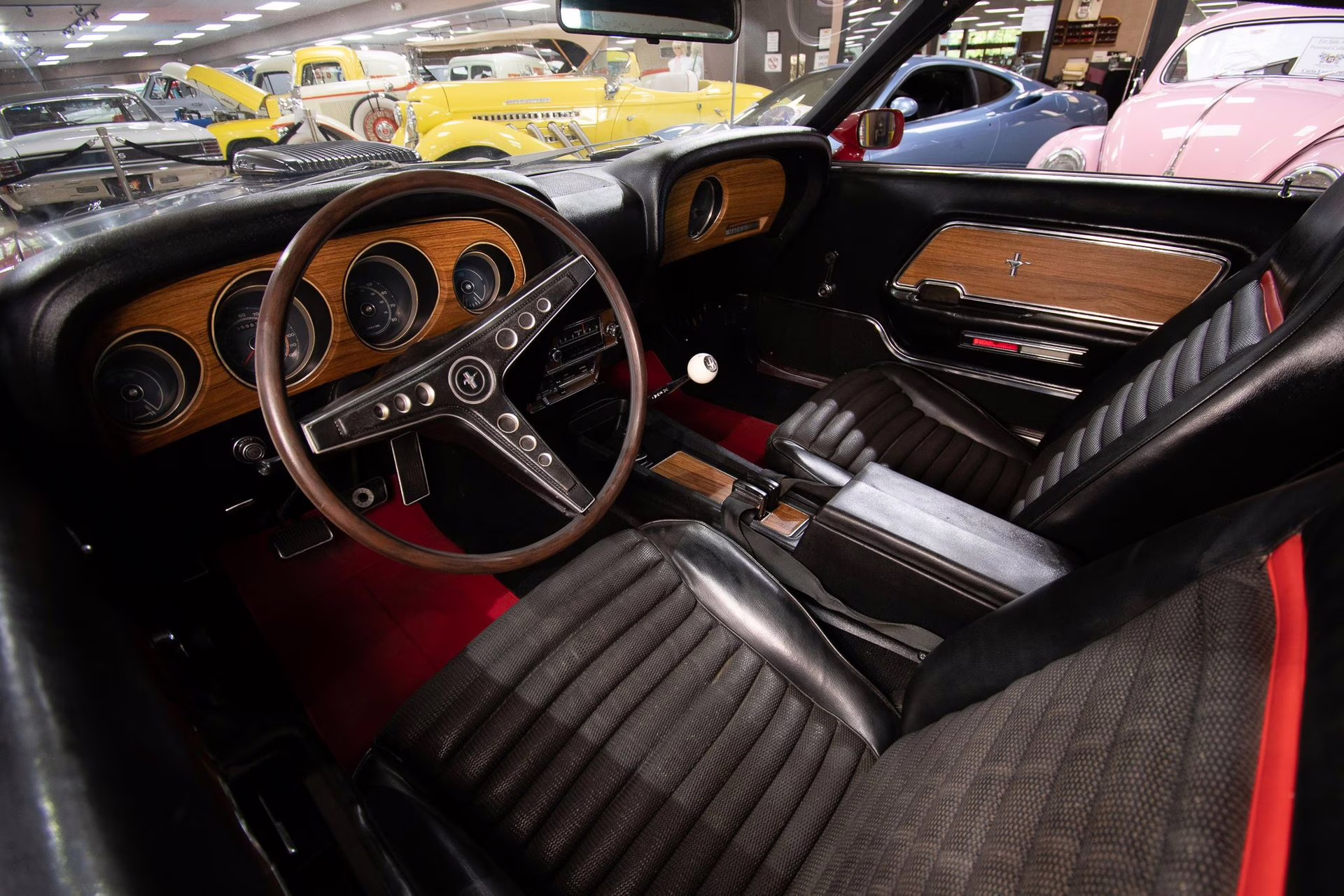 1969 Candy Apple Red Ford Mustang