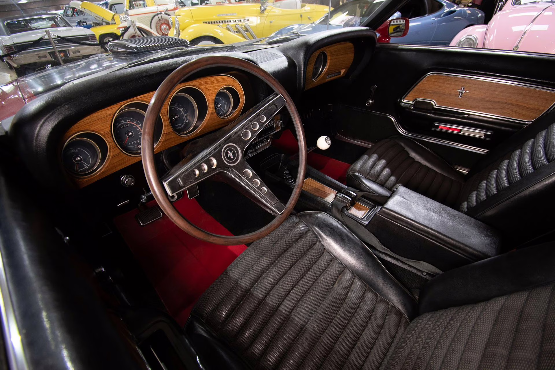 1969 Candy Apple Red Ford Mustang