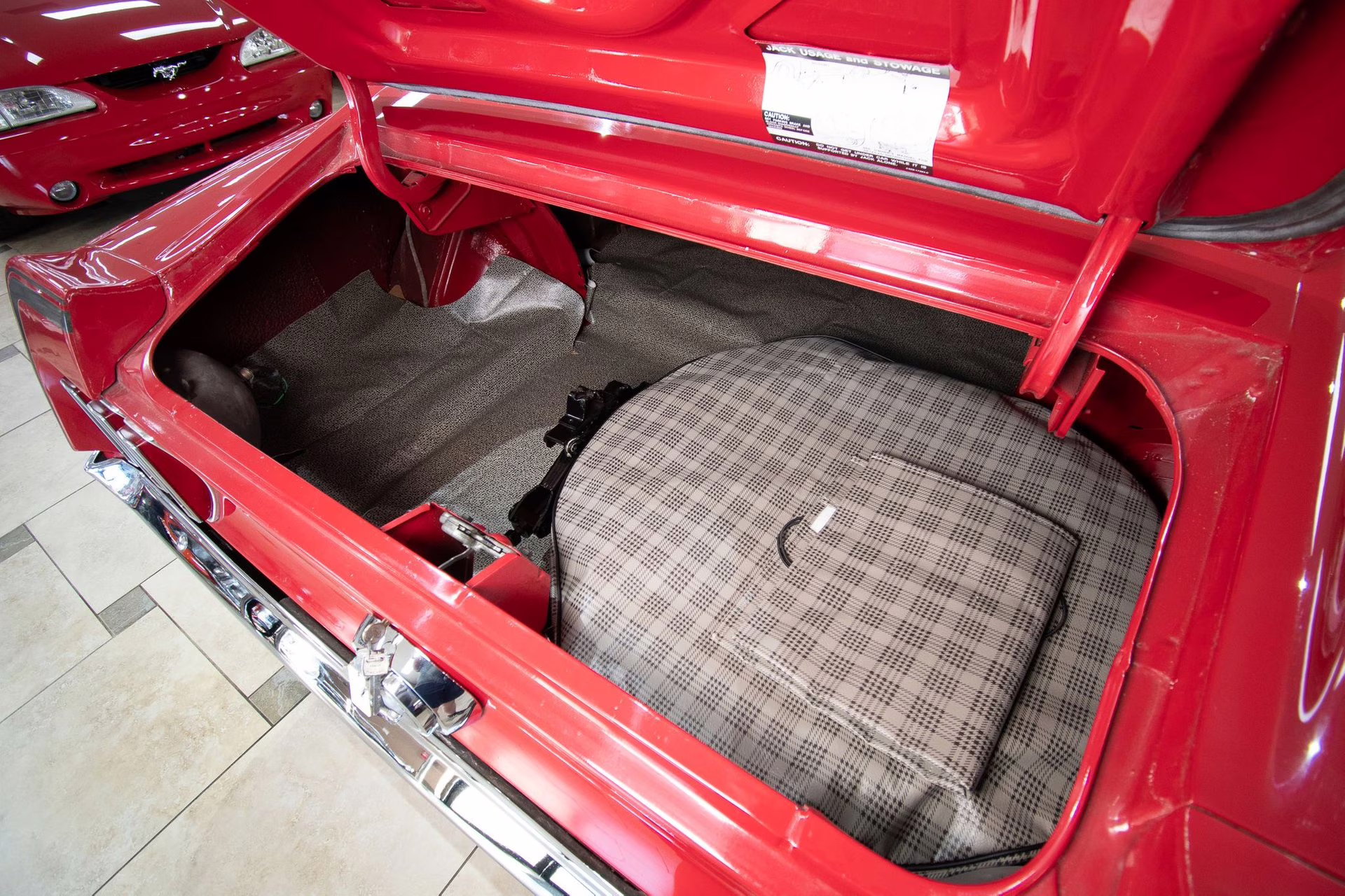 1969 Candy Apple Red Ford Mustang