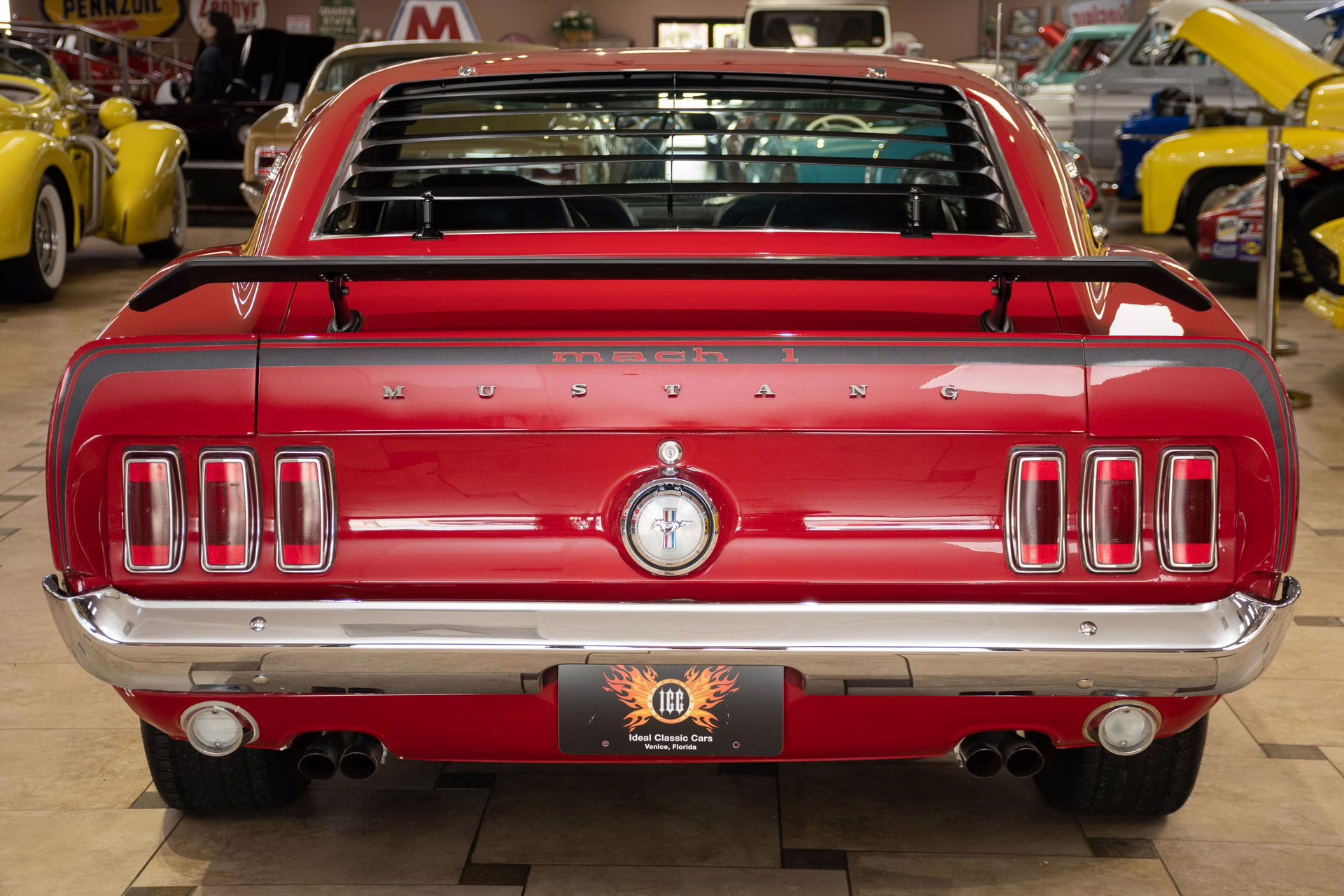 1969 Candy Apple Red Ford Mustang