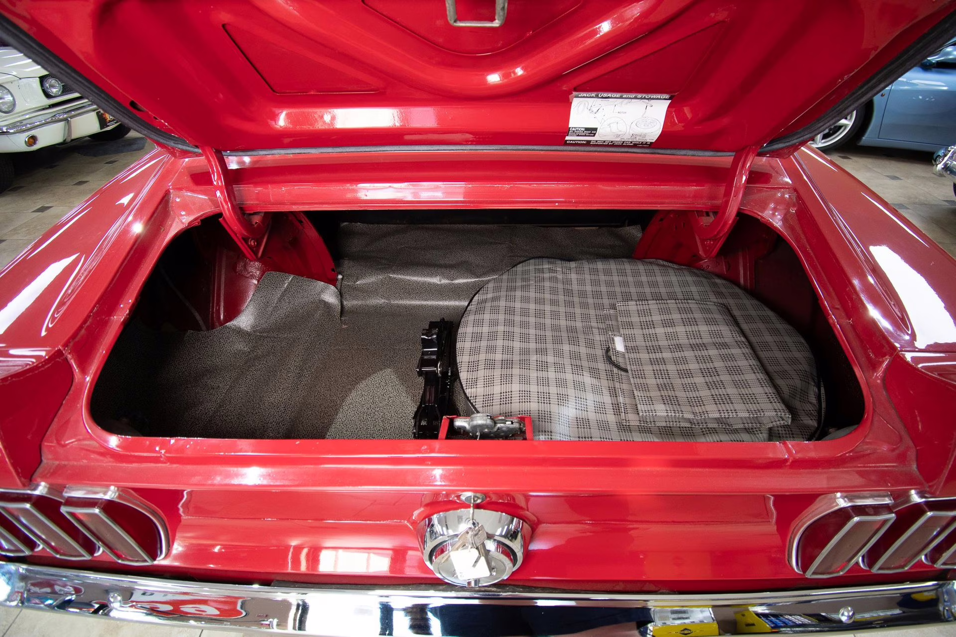 1969 Candy Apple Red Ford Mustang