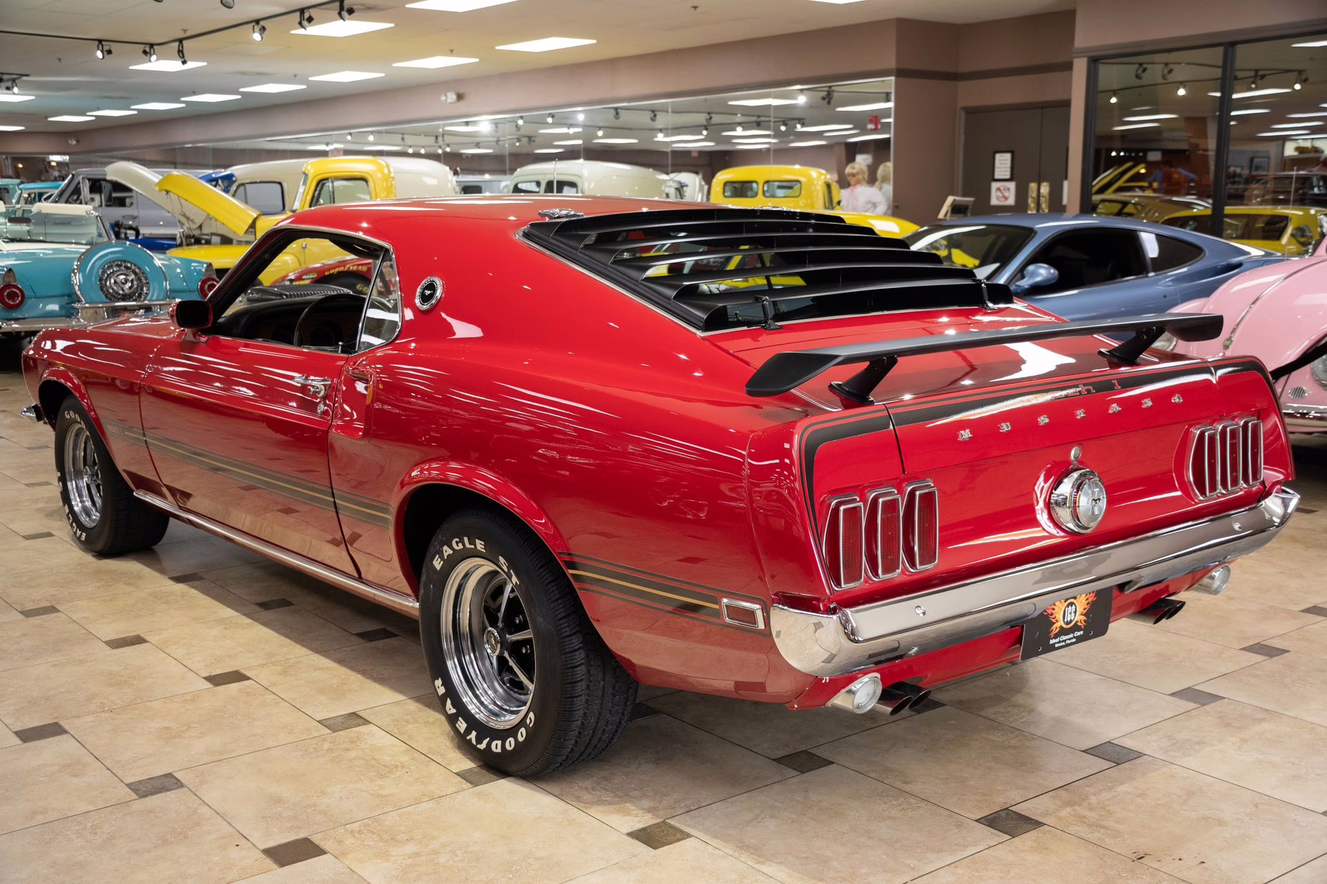 1969 Candy Apple Red Ford Mustang