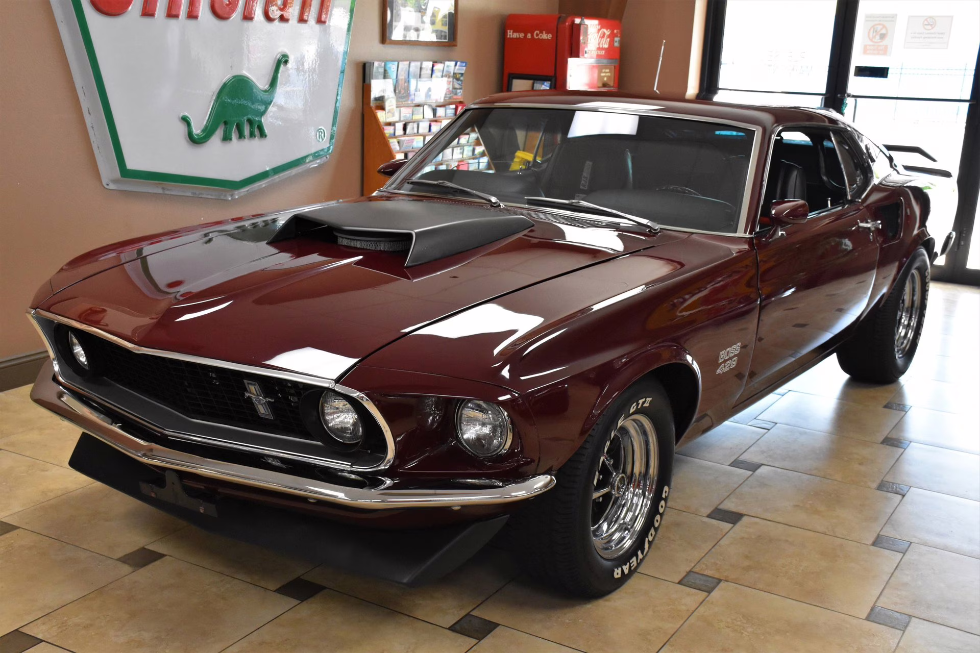 1969 Royal Maroon Ford Mustang