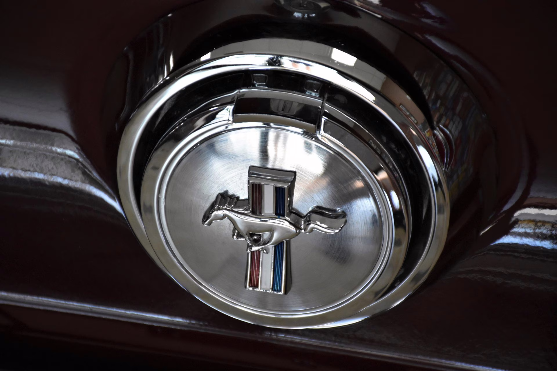 1969 Royal Maroon Ford Mustang