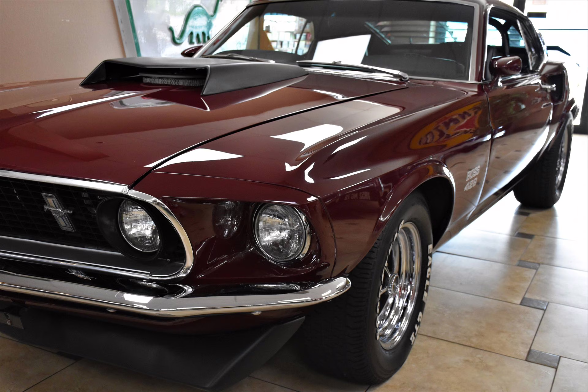 1969 Royal Maroon Ford Mustang