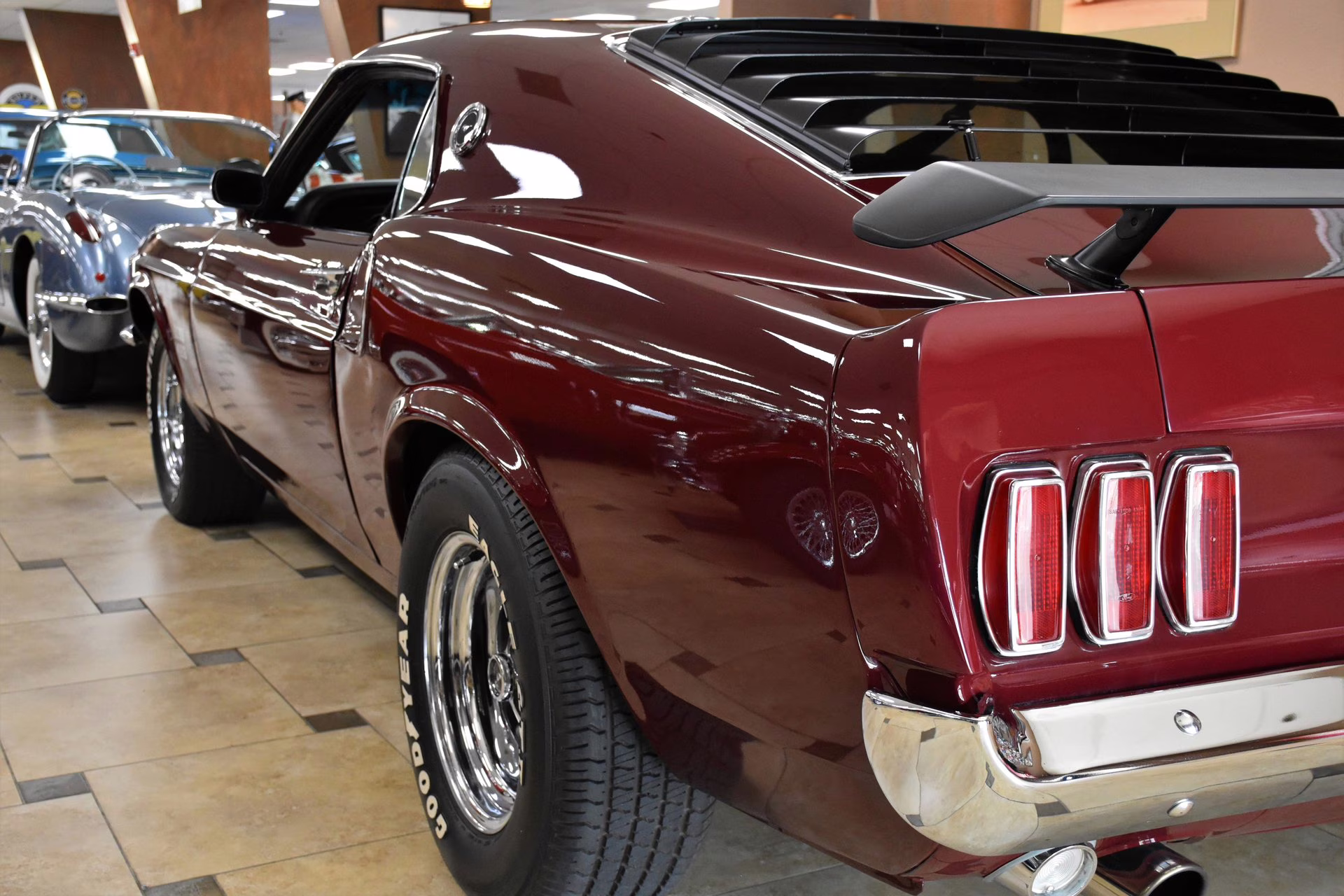 1969 Royal Maroon Ford Mustang